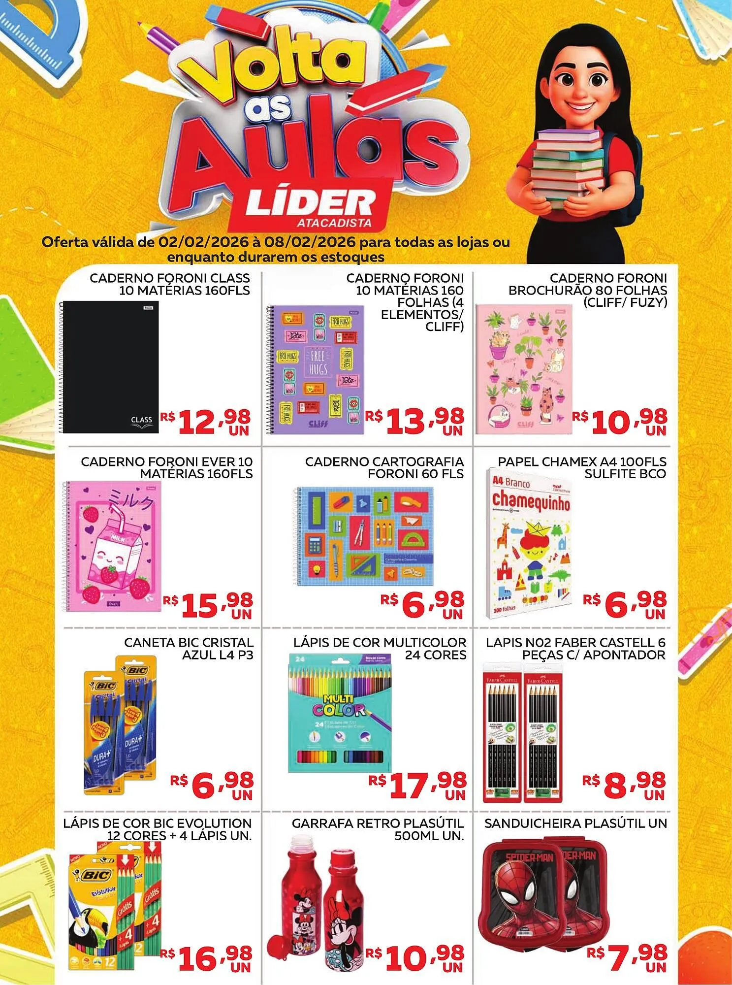 Encarte de Encarte Lider Atacadista 2 de fevereiro até 8 de fevereiro 2026 - Pagina 1
