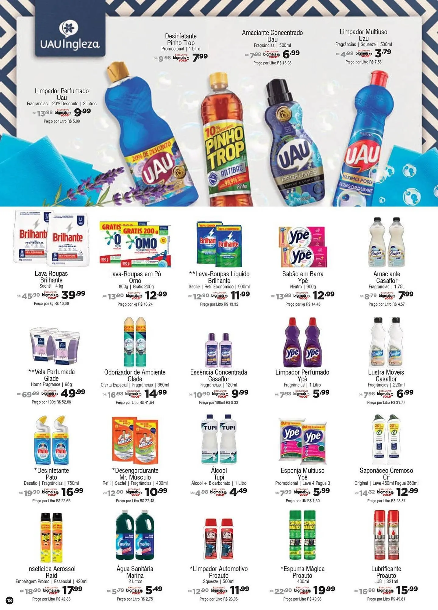 Encarte de Catálogo Big Mais Supermercados 31 de julho até 12 de agosto 2025 - Pagina 18