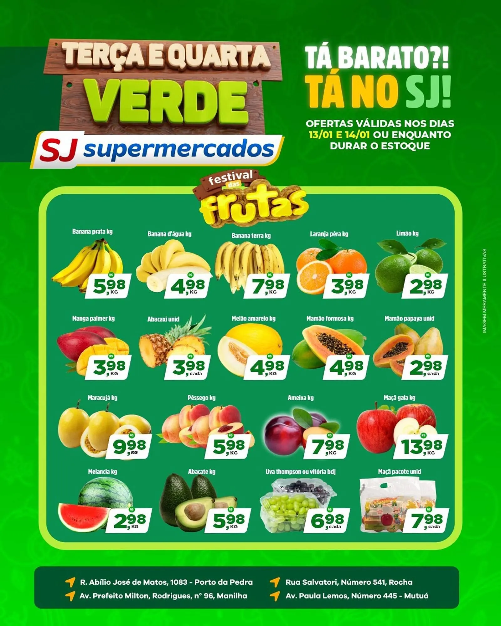 Encarte de Encarte Sj Supermercados 13 de janeiro até 14 de janeiro 2026 - Pagina 3