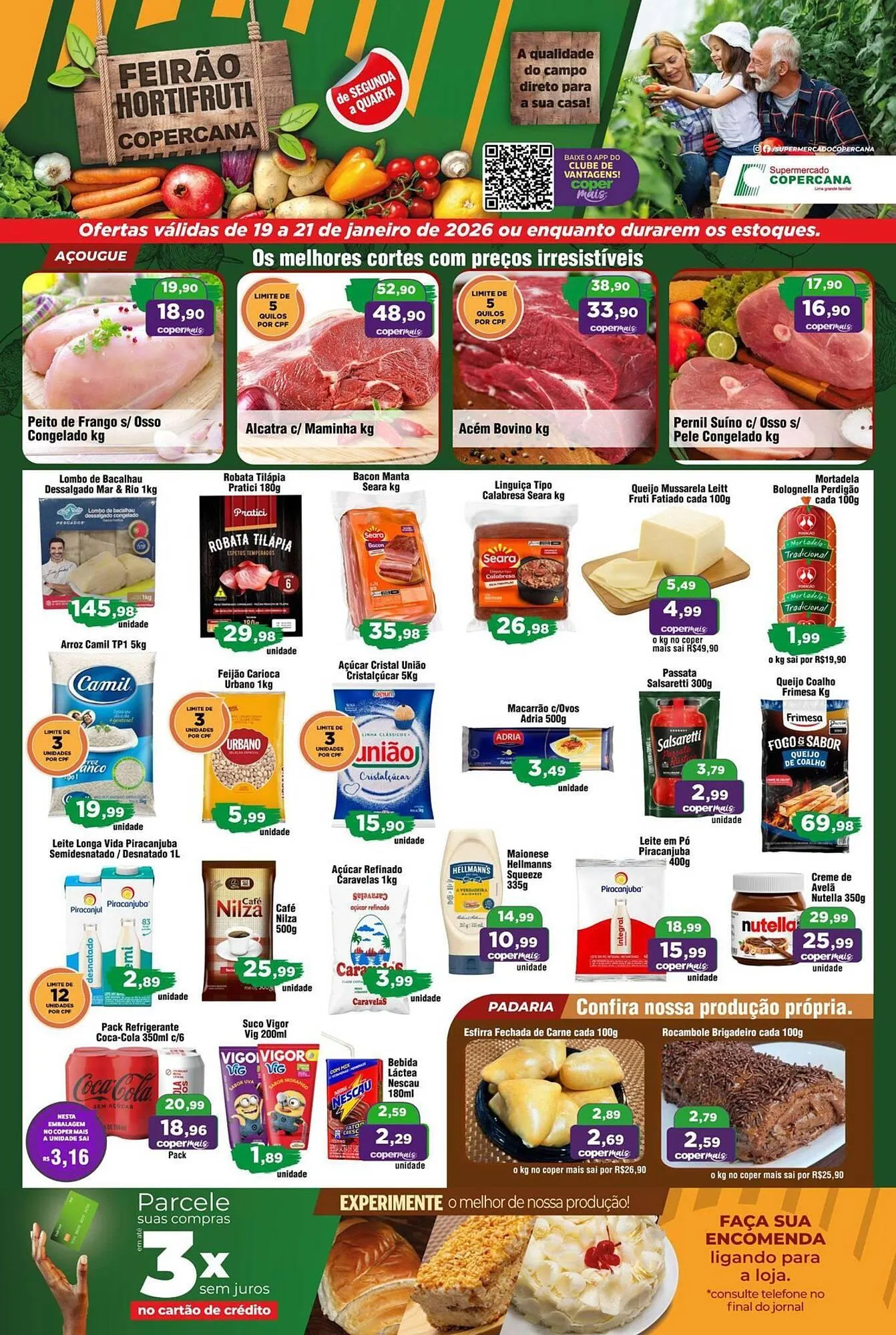 Encarte de Tabloide Copercana 19 de janeiro até 21 de janeiro 2026 - Pagina 1