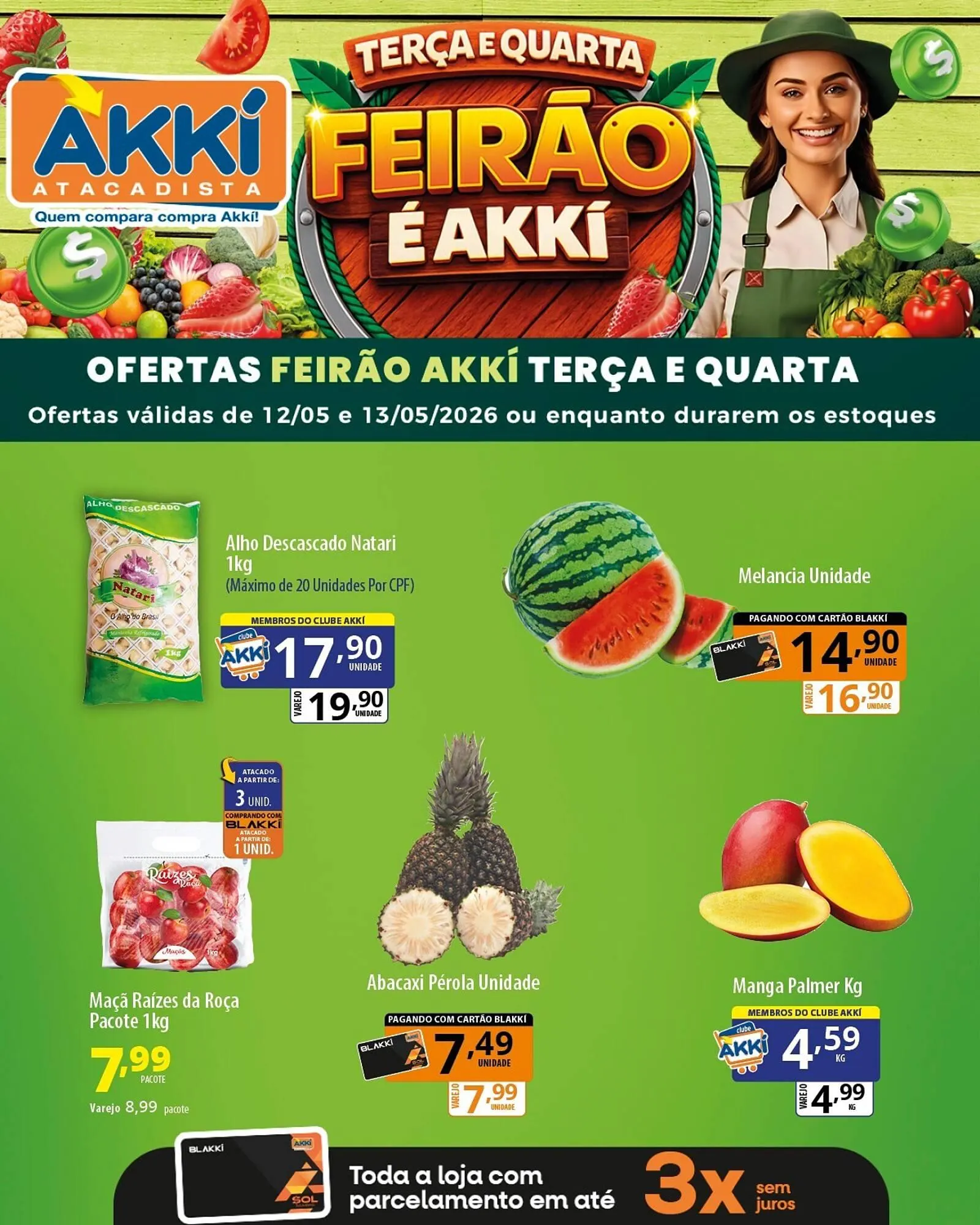 Encarte de Folheto Akki Atacadista 12 de maio até 13 de maio 2026 - Pagina 2