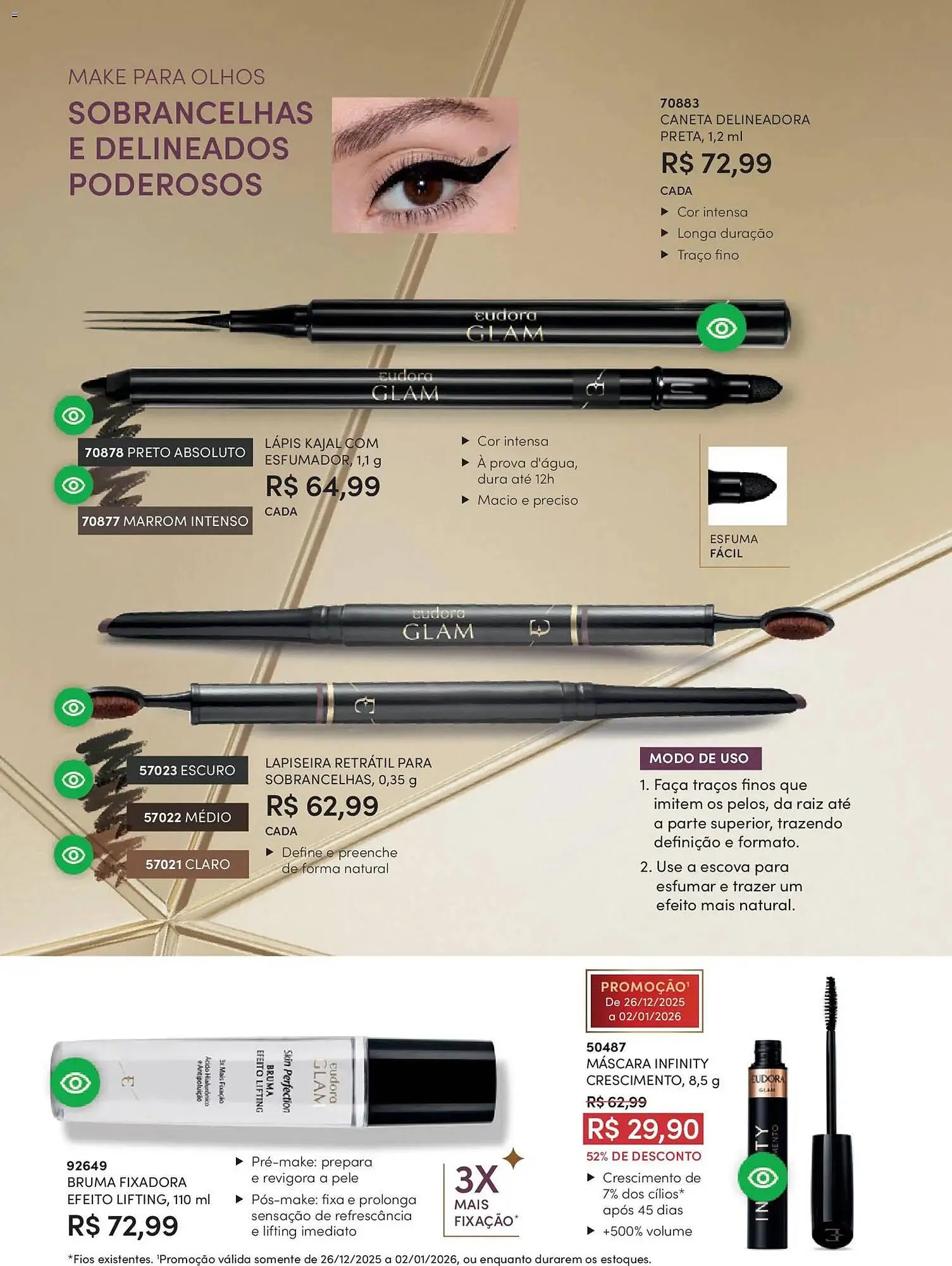 Encarte de Catálogo Eudora 17 de dezembro até 9 de janeiro 2026 - Pagina 93