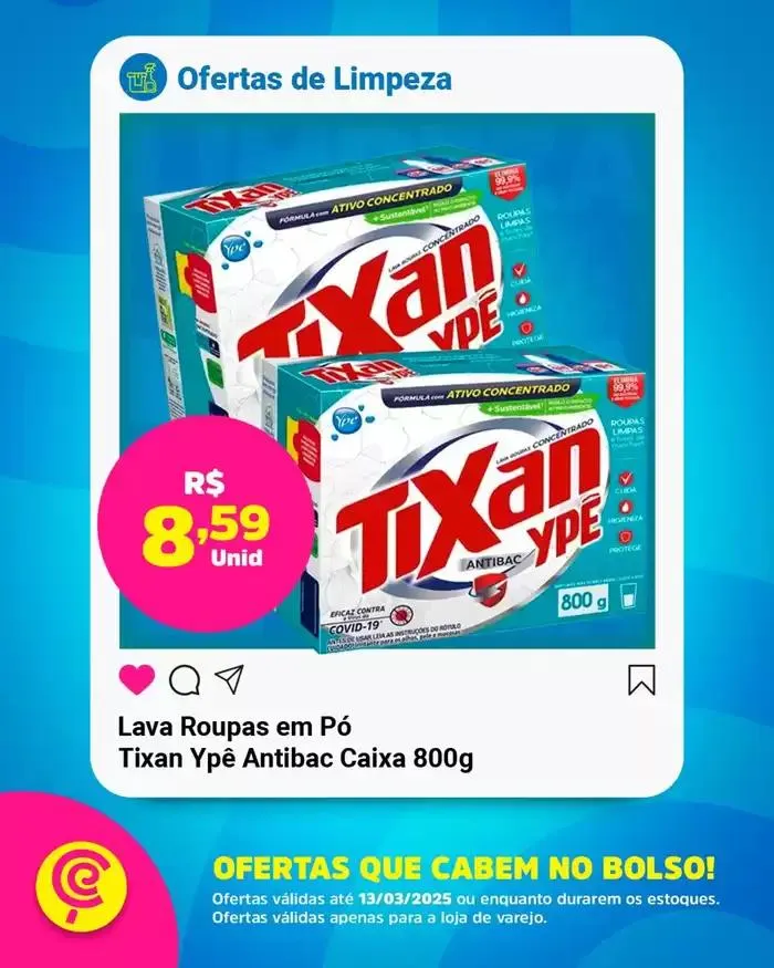 Encarte de Encarte Comercial Esperança 10 de março até 13 de março 2025 - Pagina 1