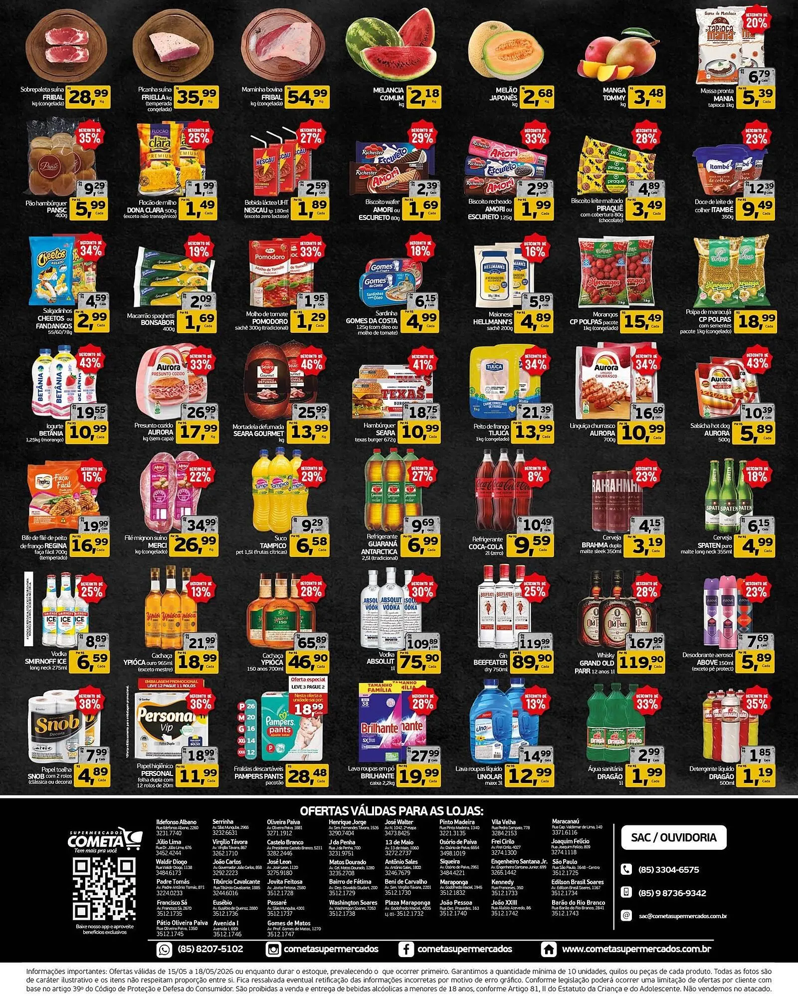 Encarte de Encarte Cometa Supermercados 15 de maio até 18 de maio 2026 - Pagina 2
