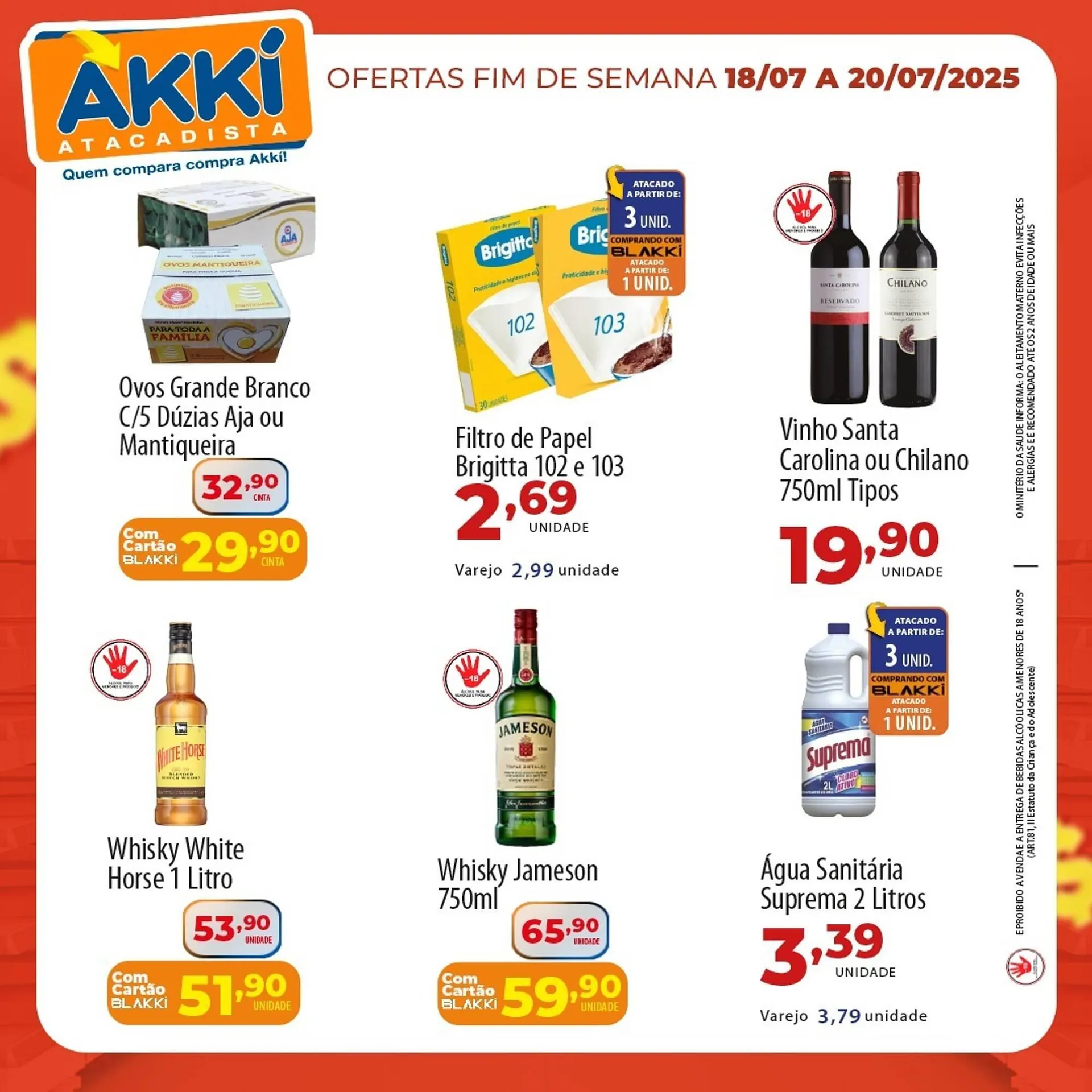 Encarte de Catálogo Akki Atacadista 18 de julho até 20 de julho 2025 - Pagina 4