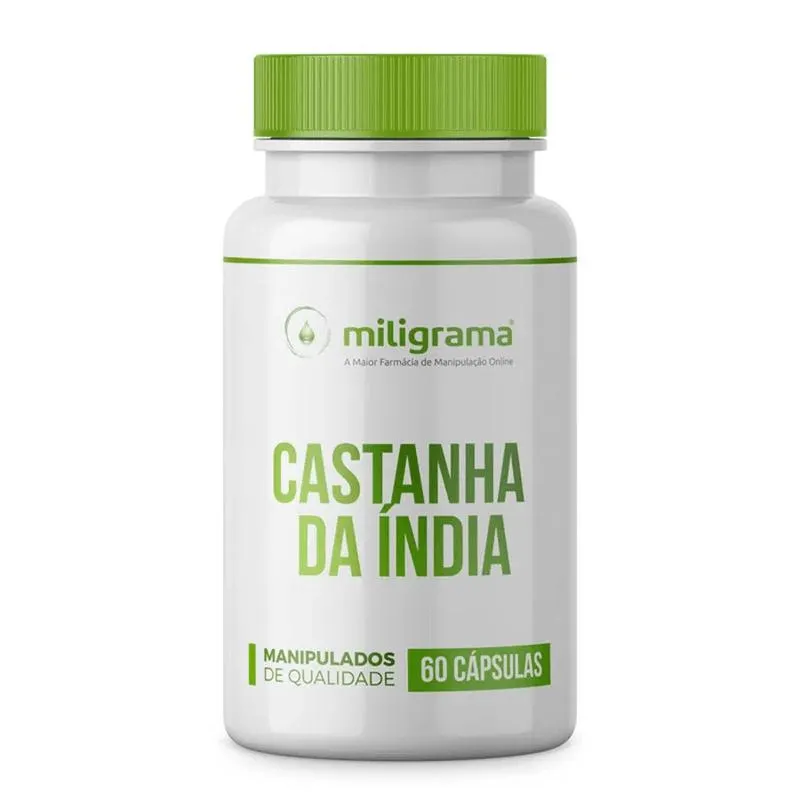 Castanha da Índia 500mg 60 Cápsulas