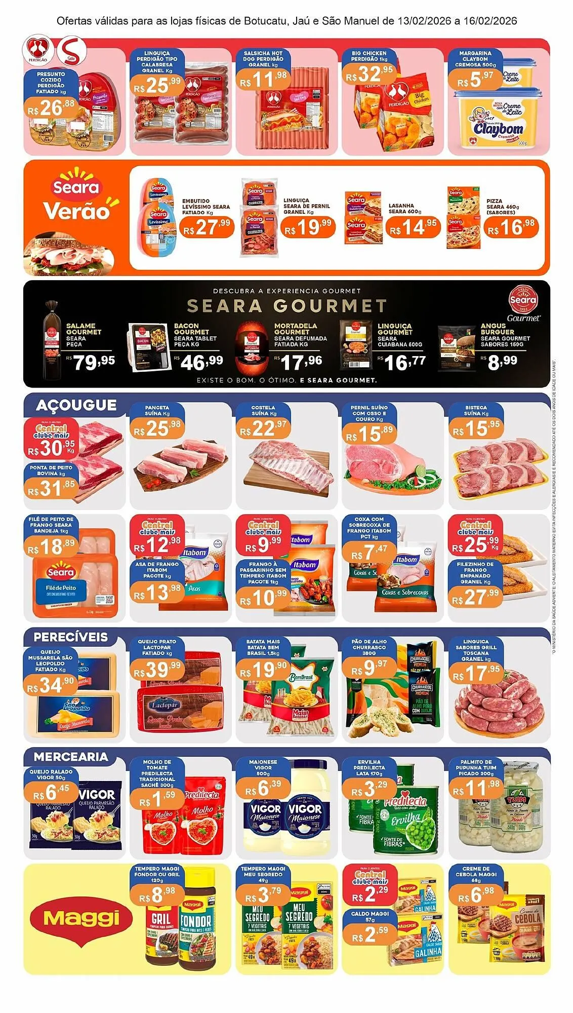 Encarte de Catálogo Central Supermercados 13 de fevereiro até 16 de fevereiro 2026 - Pagina 2