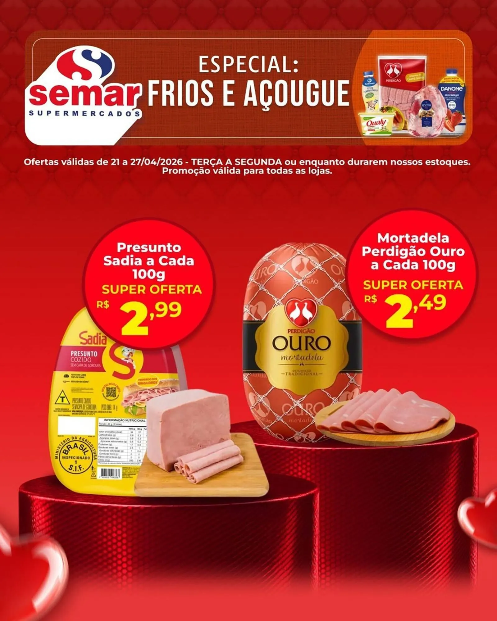 Encarte de Folheto Semar Supermercado 21 de abril até 27 de abril 2026 - Pagina 9