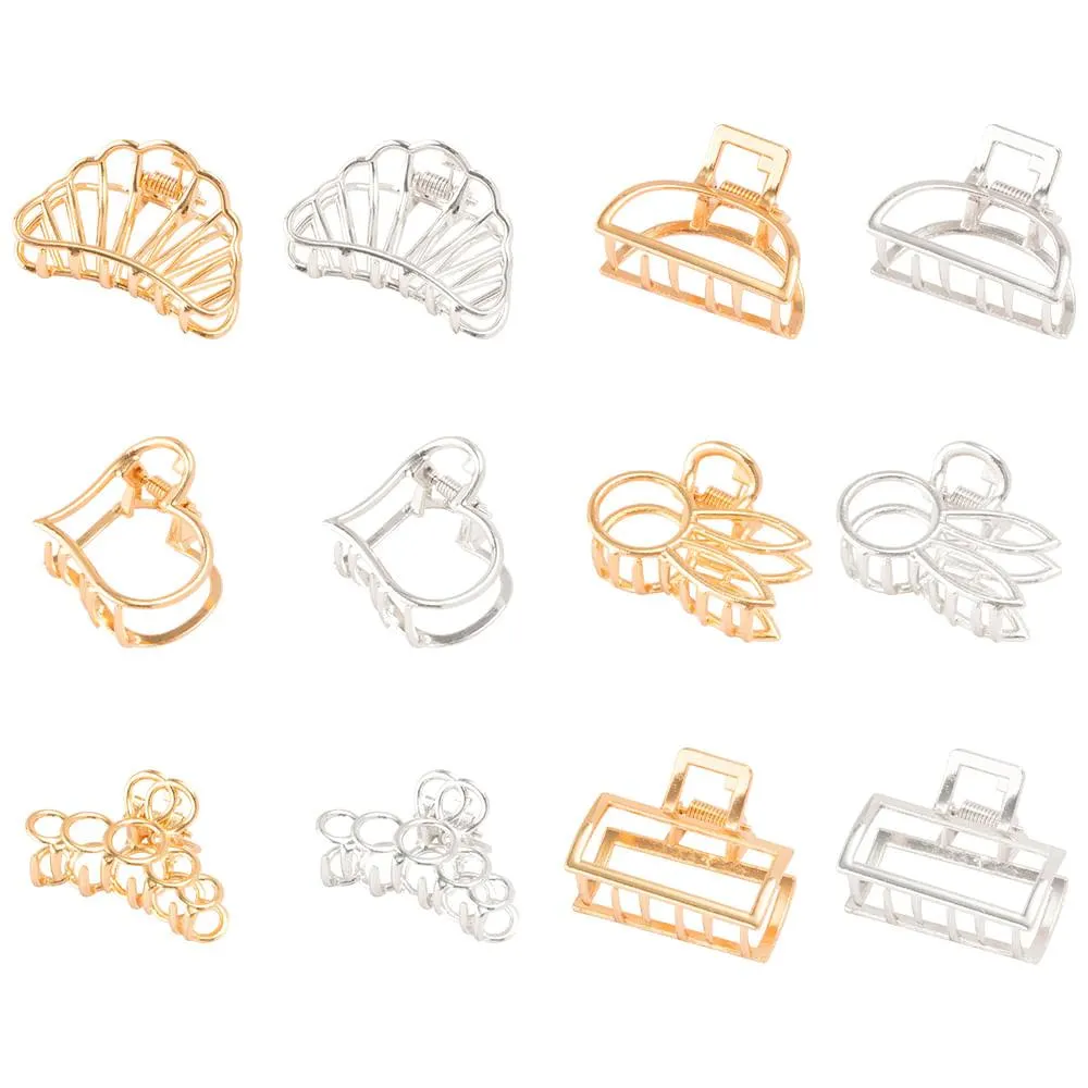 Prendedor Piranha de Cabelo Liga de Alumínio Sortido 4x2x2,5cm LM2822 - honeyhome