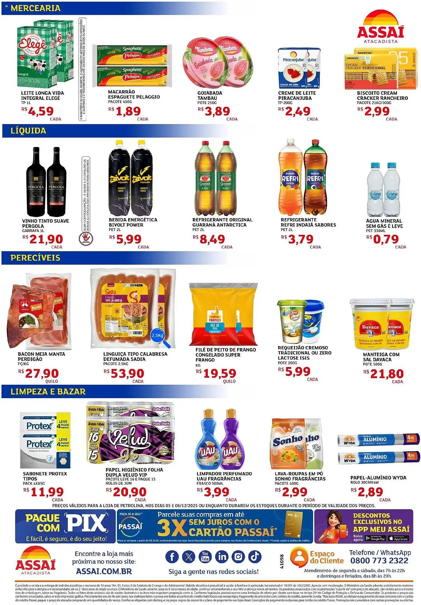 Encarte de Encarte Assaí Atacadista 5 de dezembro até 6 de dezembro 2025 - Pagina 2