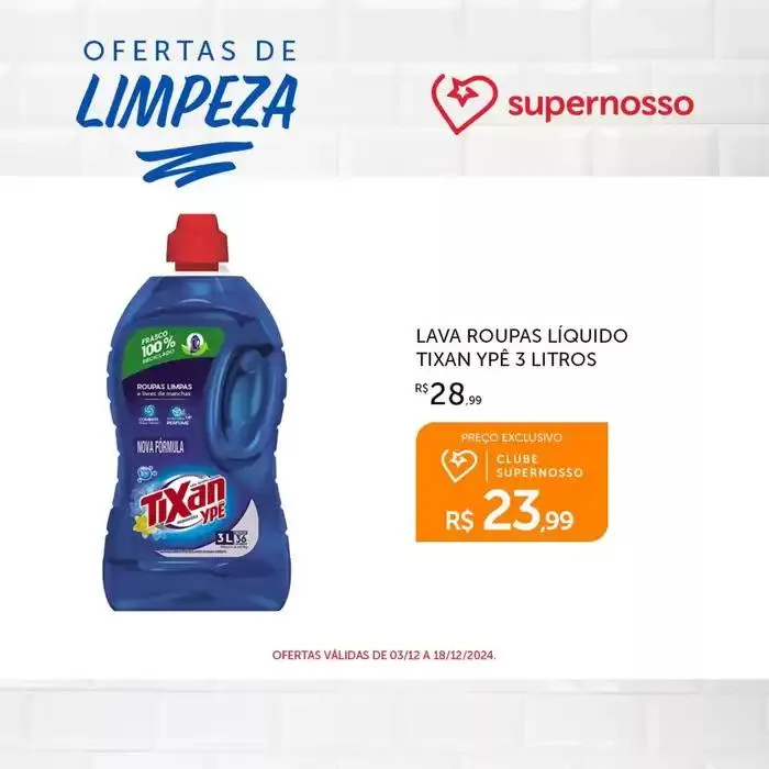 Encarte de Encarte Super Nosso 10 de dezembro até 13 de dezembro 2024 - Pagina 5