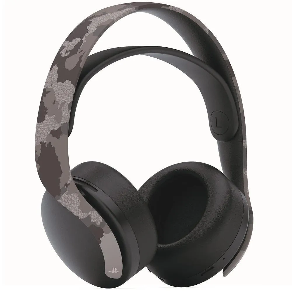 Fone Headset PS5 sem fio Pulse 3D para Playstation, Cinza Camuflado, SONY PLAYSTATION