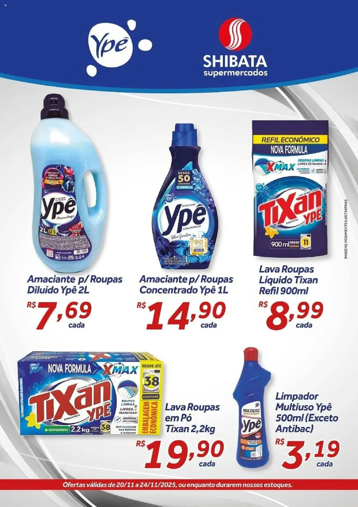 Encarte de Folheto Shibata Supermercados 20 de novembro até 24 de novembro 2025 - Pagina 1