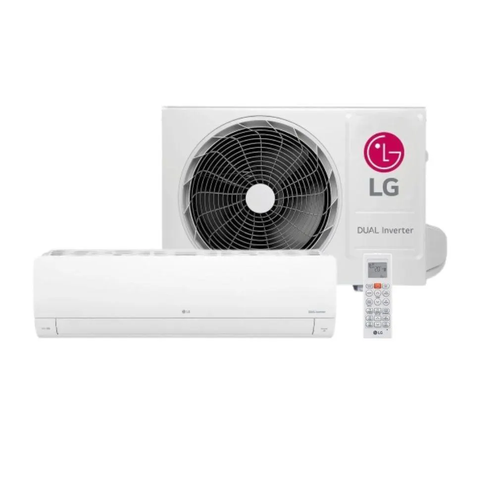 Ar Condicionado LG Dual Inverter Voice +IA 12000 BTUs 220V Quente e Frio S3-W12JA31A.EB2G