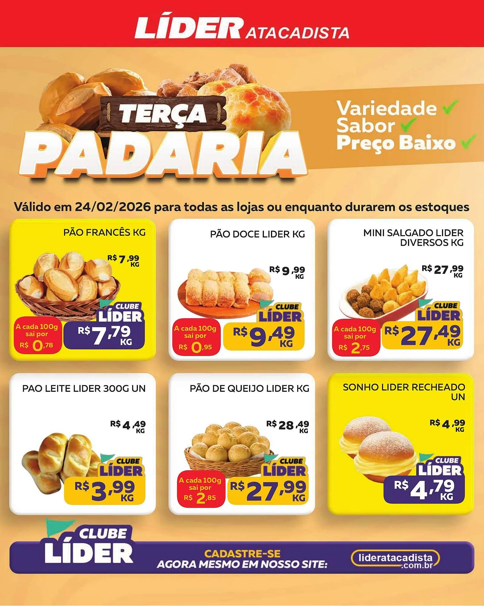 Encarte de Encarte Lider Atacadista 23 de fevereiro até 24 de fevereiro 2026 - Pagina 1