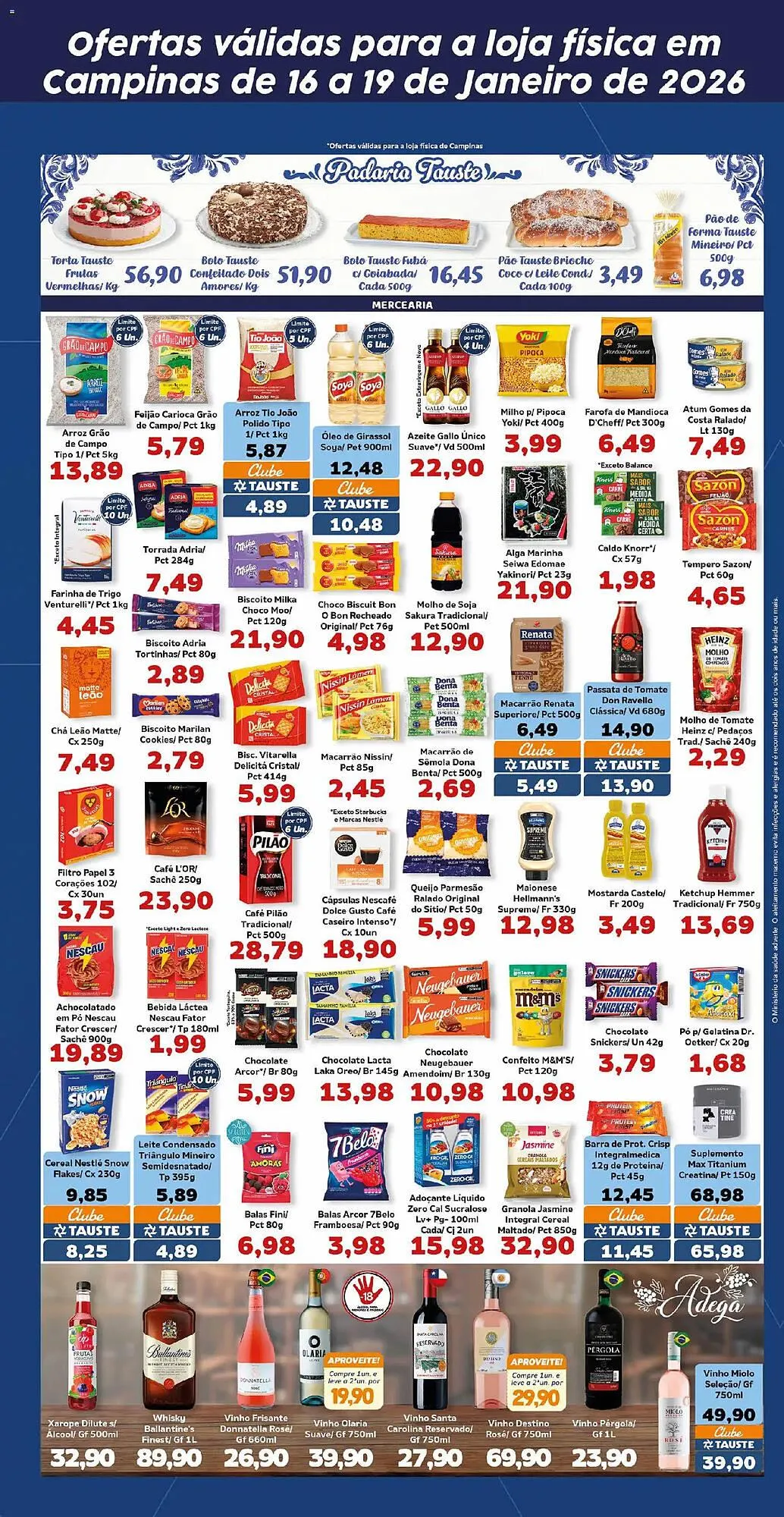 Encarte de Catálogo Supermercados Tauste 16 de janeiro até 19 de janeiro 2026 - Pagina 3