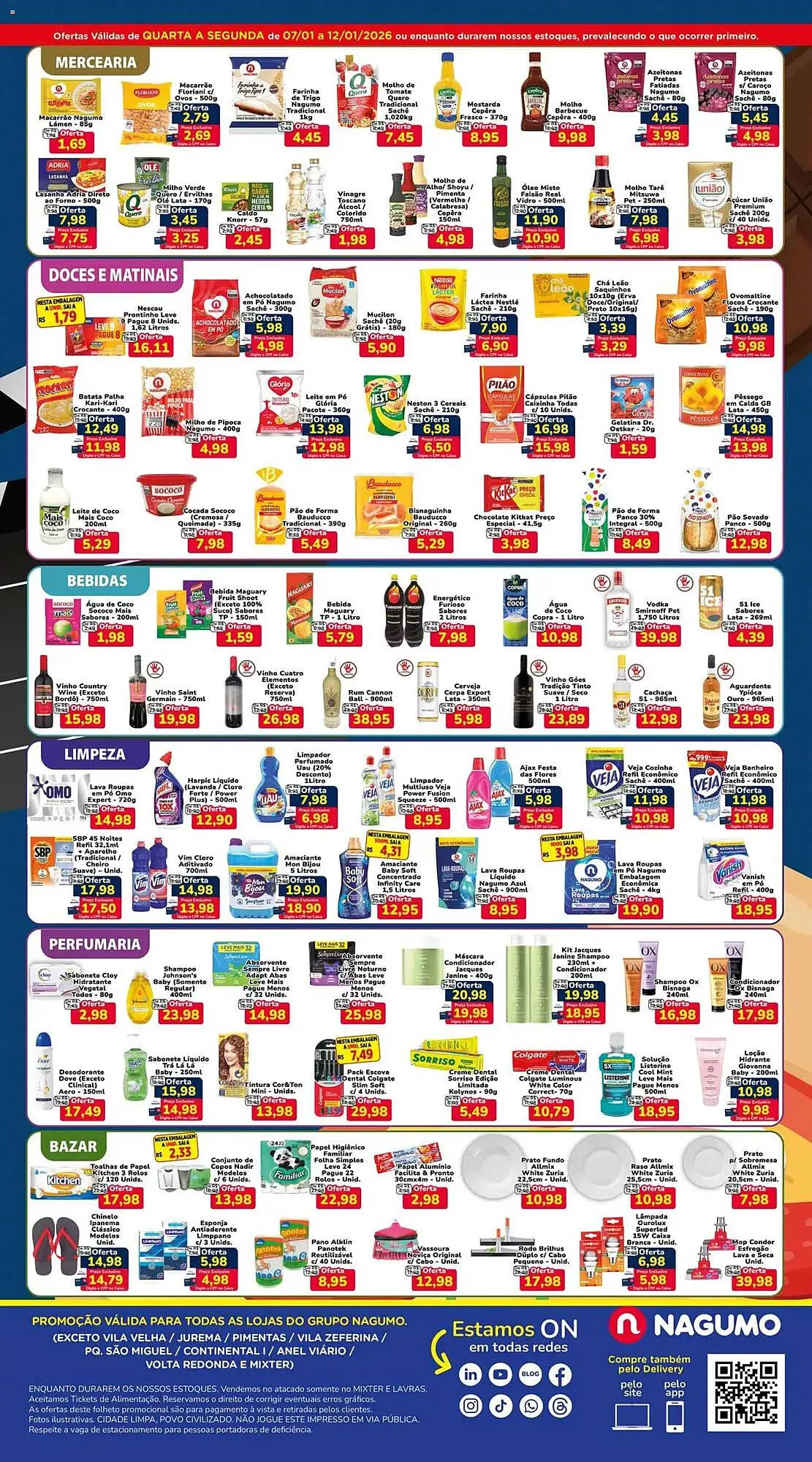 Encarte de Folheto Nagumo 7 de janeiro até 12 de janeiro 2026 - Pagina 2