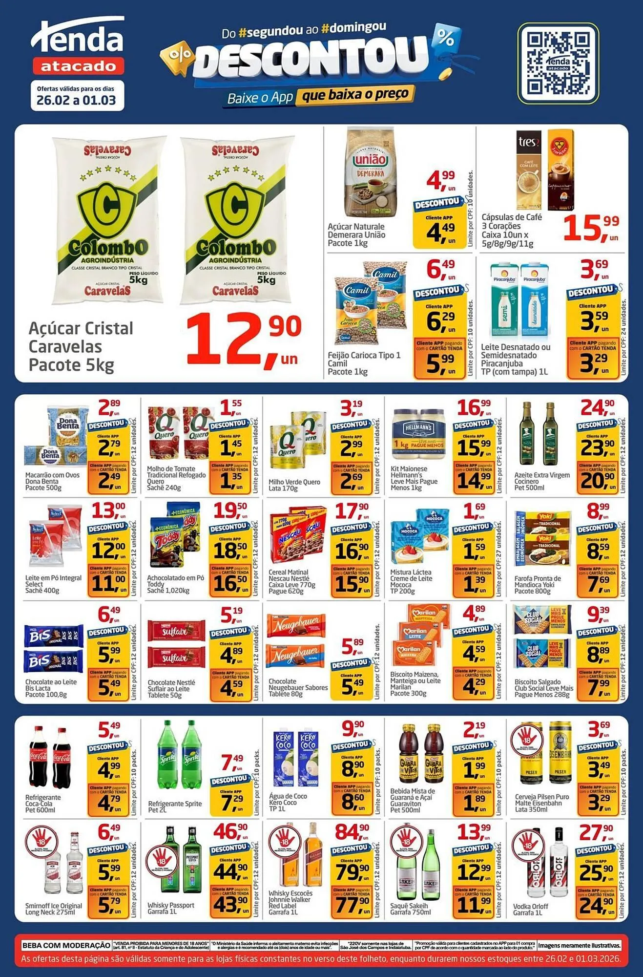 Encarte de Folheto Tenda Atacado 26 de fevereiro até 1 de março 2026 - Pagina 3