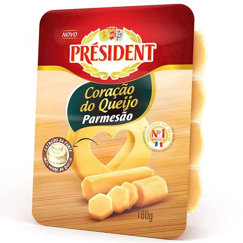 Queijo Parmesão President Cilindro 180g