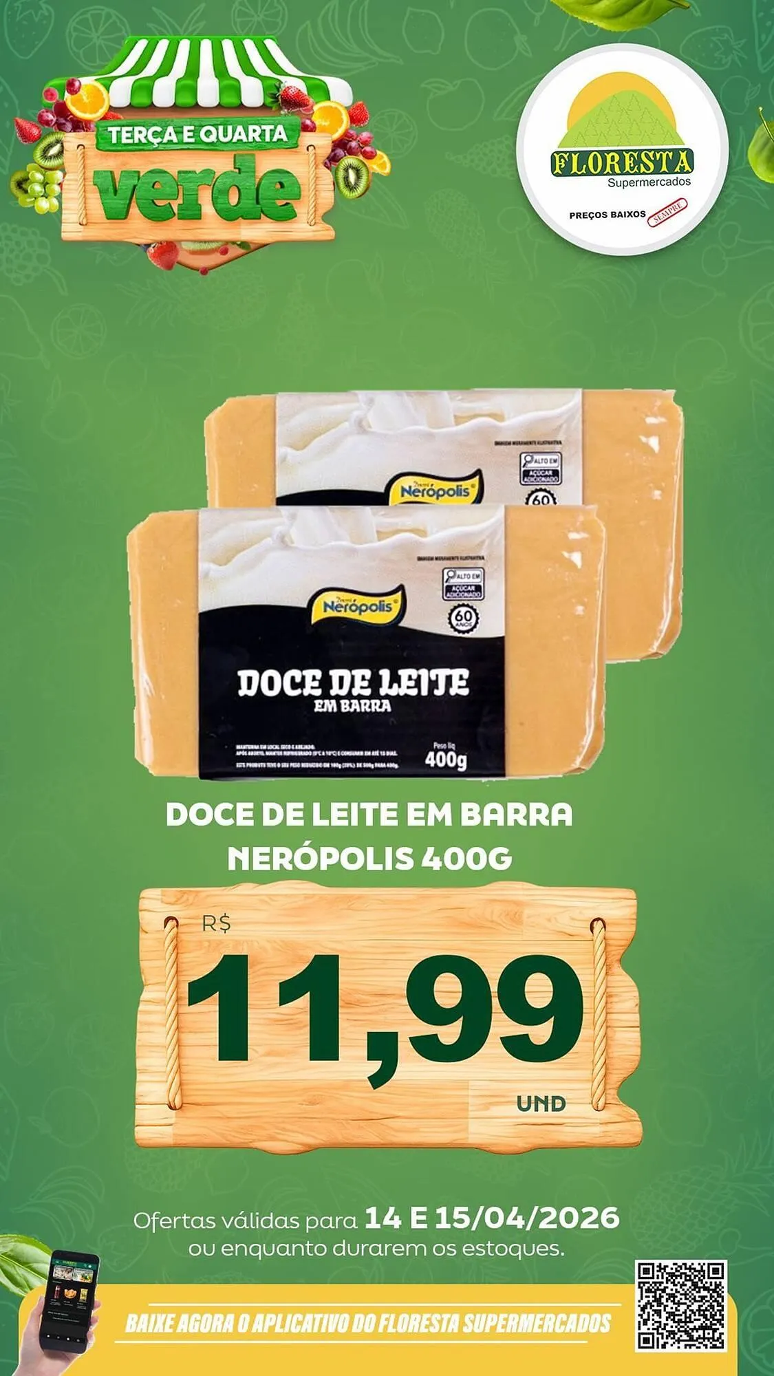 Encarte de Catálogo Floresta Supermercados 14 de abril até 15 de abril 2026 - Pagina 14