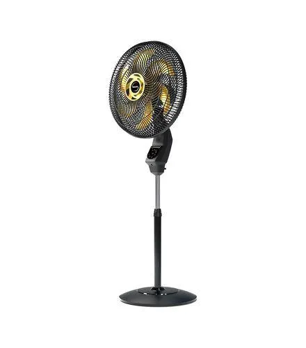 Ventilador de Coluna Chronos Preto com Dourado Mallory 40cm 220V