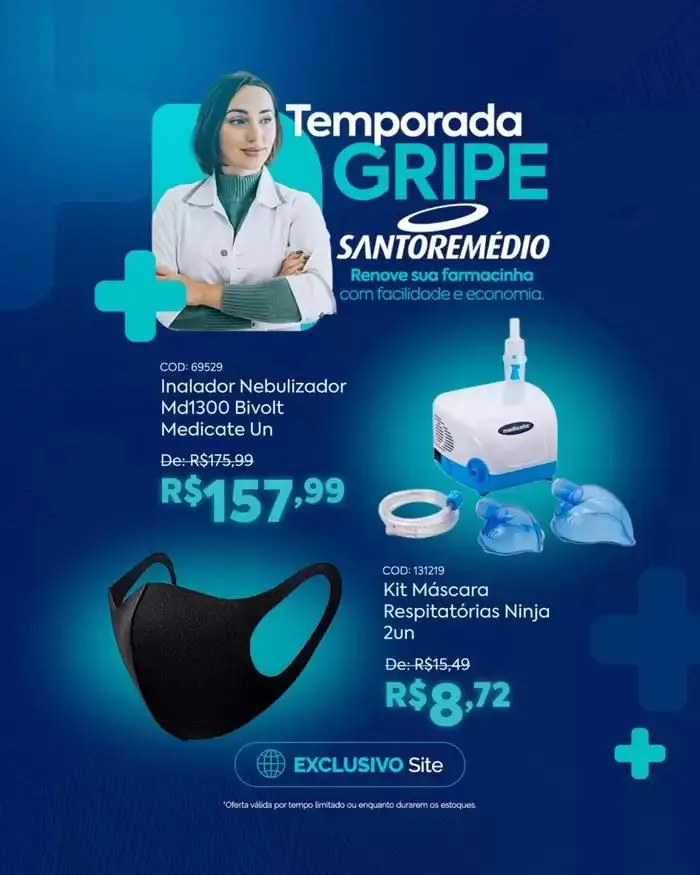 Encarte de Encarte Drogarias Santo Remedio 8 de abril até 16 de abril 2025 - Pagina 6