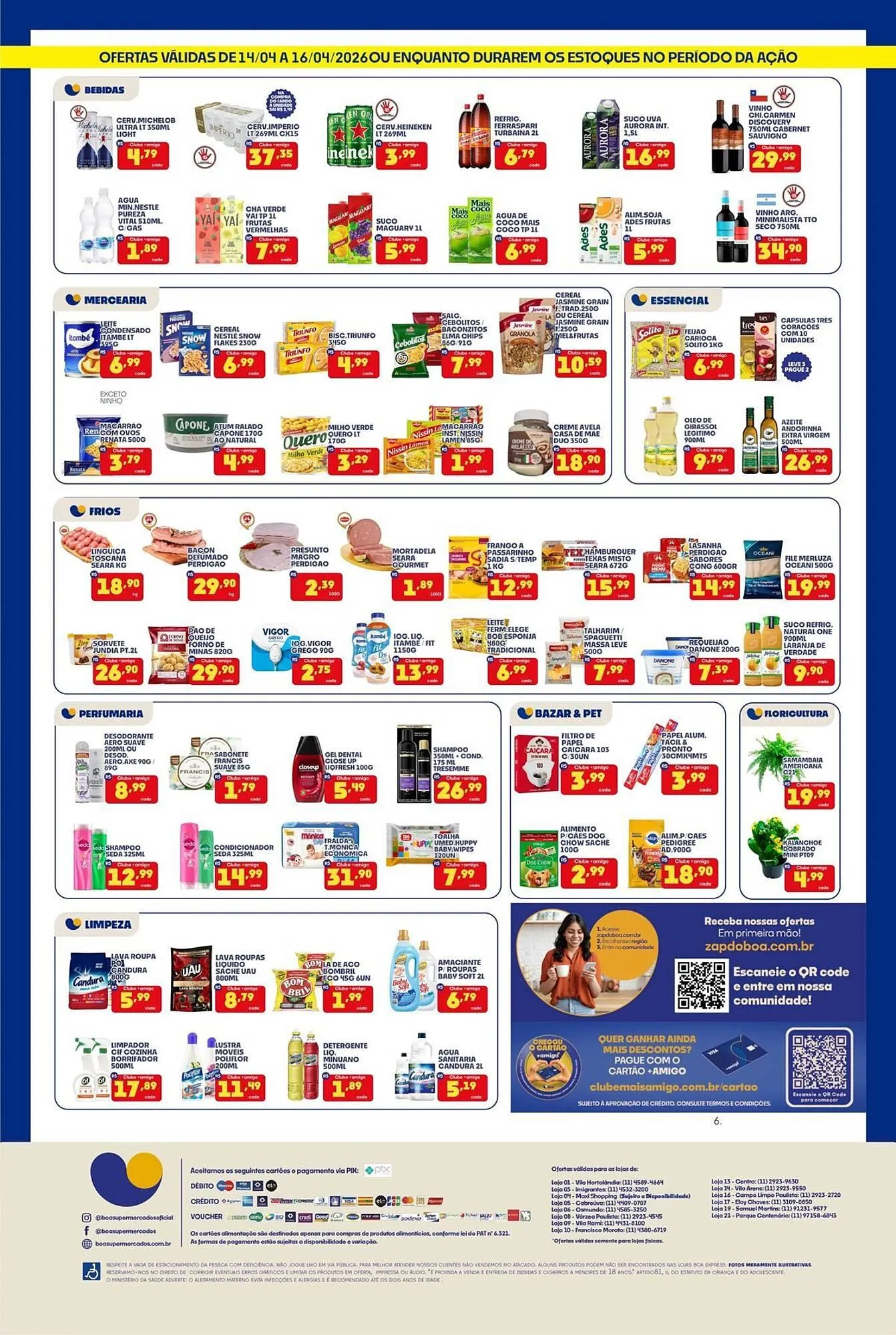 Encarte de Tabloide Boa Supermercados 14 de abril até 16 de abril 2026 - Pagina 2