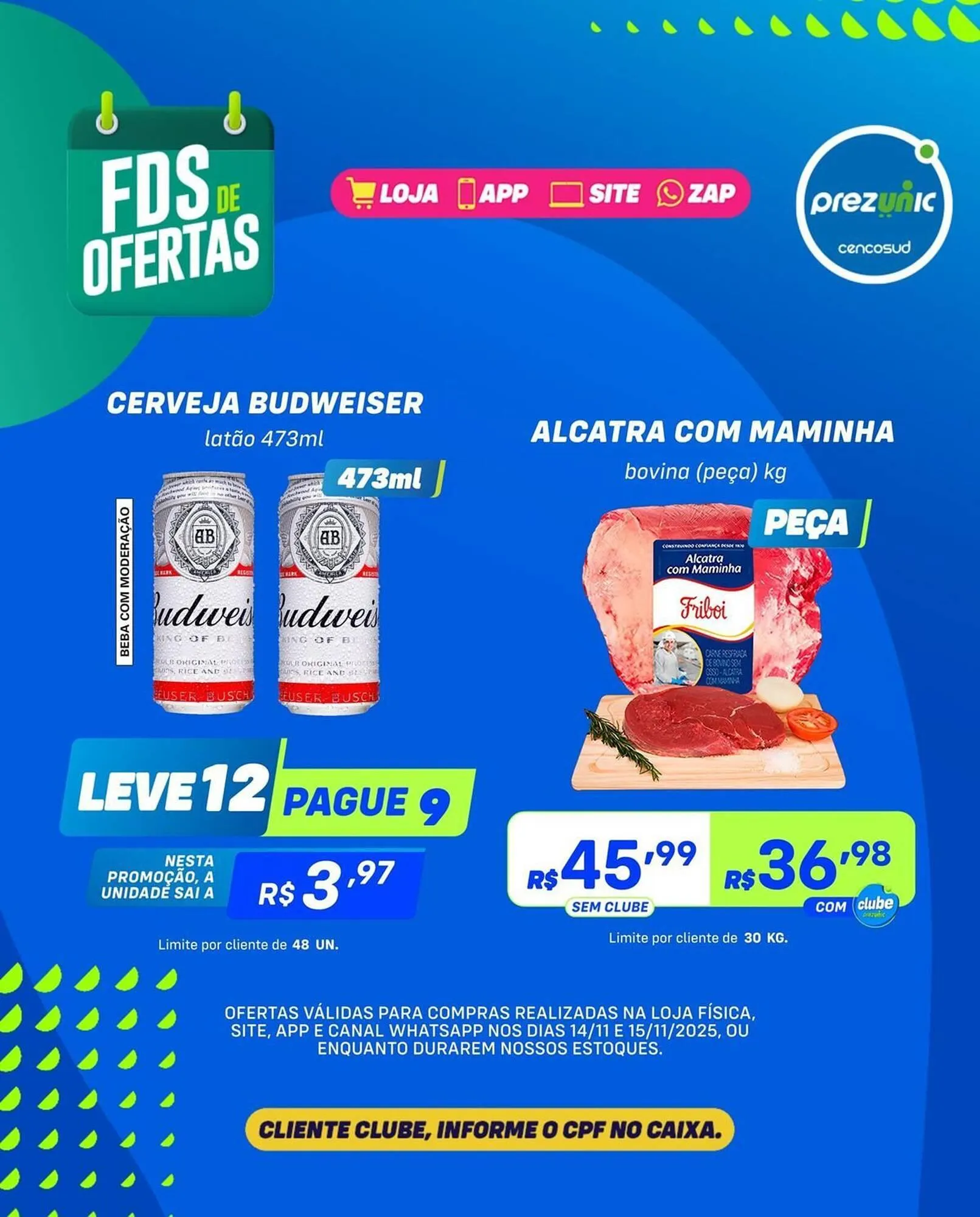 Encarte de Encarte Prezunic 14 de novembro até 15 de novembro 2025 - Pagina 5