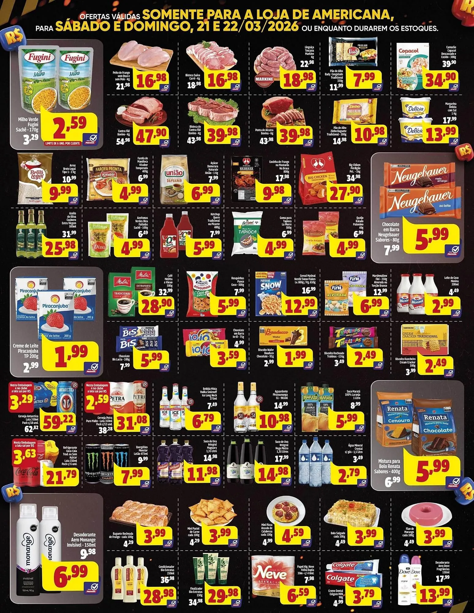 Encarte de Folheto Supermercado Paraná 20 de março até 22 de março 2026 - Pagina 2