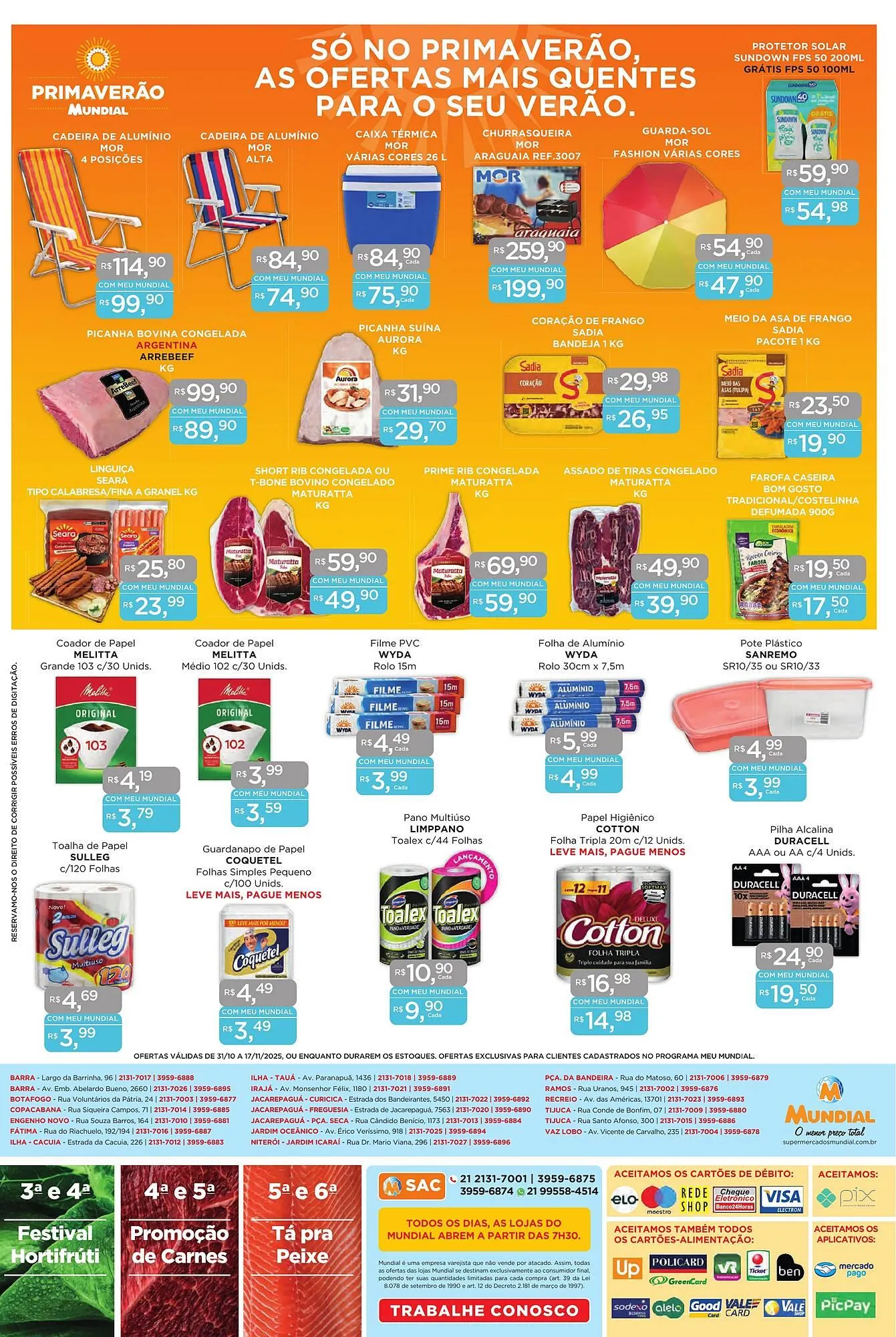Encarte de Encarte Supermercados Mundial 31 de outubro até 17 de novembro 2025 - Pagina 12