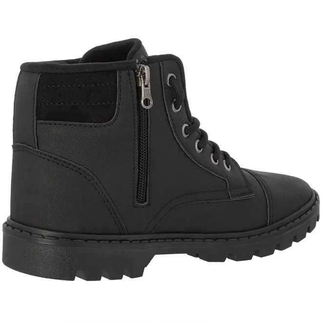 Bota Coturno Ollie Originals Worker Tratorada Camurça Preto