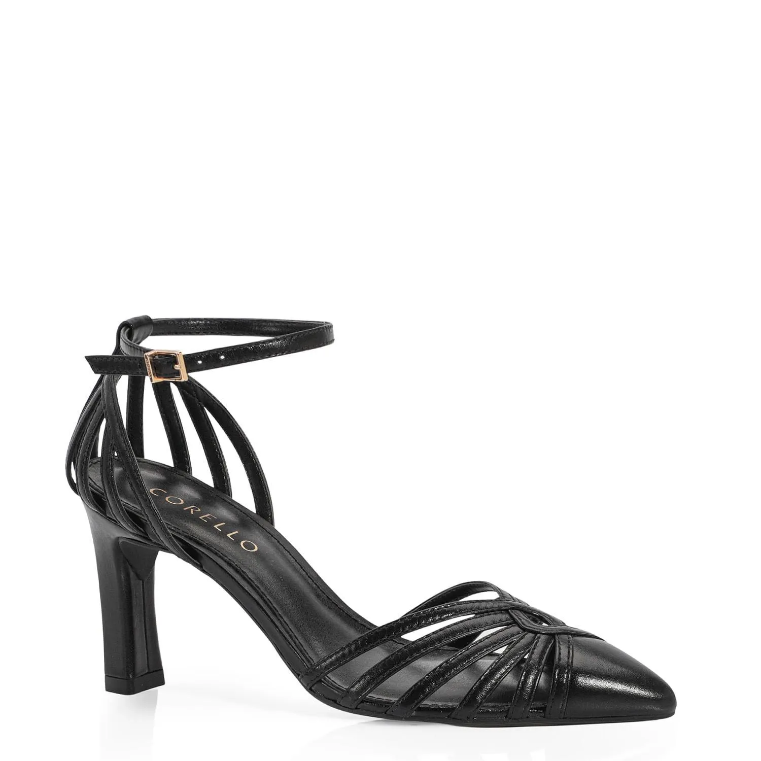 Scarpin Couro Preto