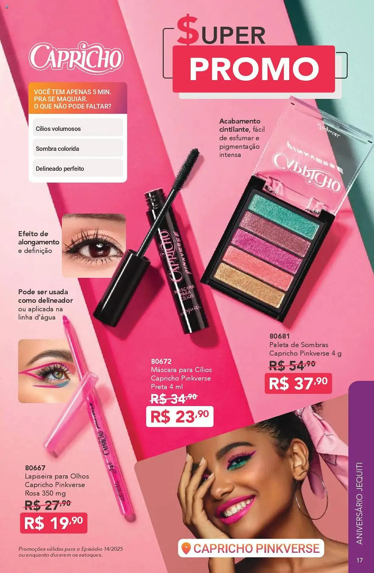 Encarte de Catálogo Jequiti 3 de outubro até 30 de outubro 2025 - Pagina 17