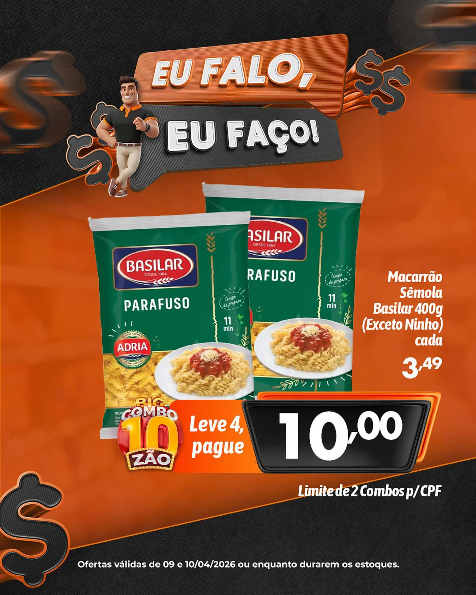 Encarte de Catálogo Supermercados Big Compra 9 de abril até 10 de abril 2026 - Pagina 1