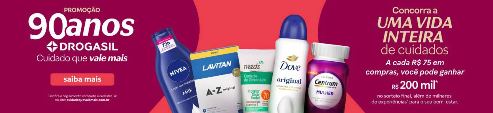 Encarte de Catálogo Drogasil 4 de agosto até 10 de agosto 2025 - Pagina 1