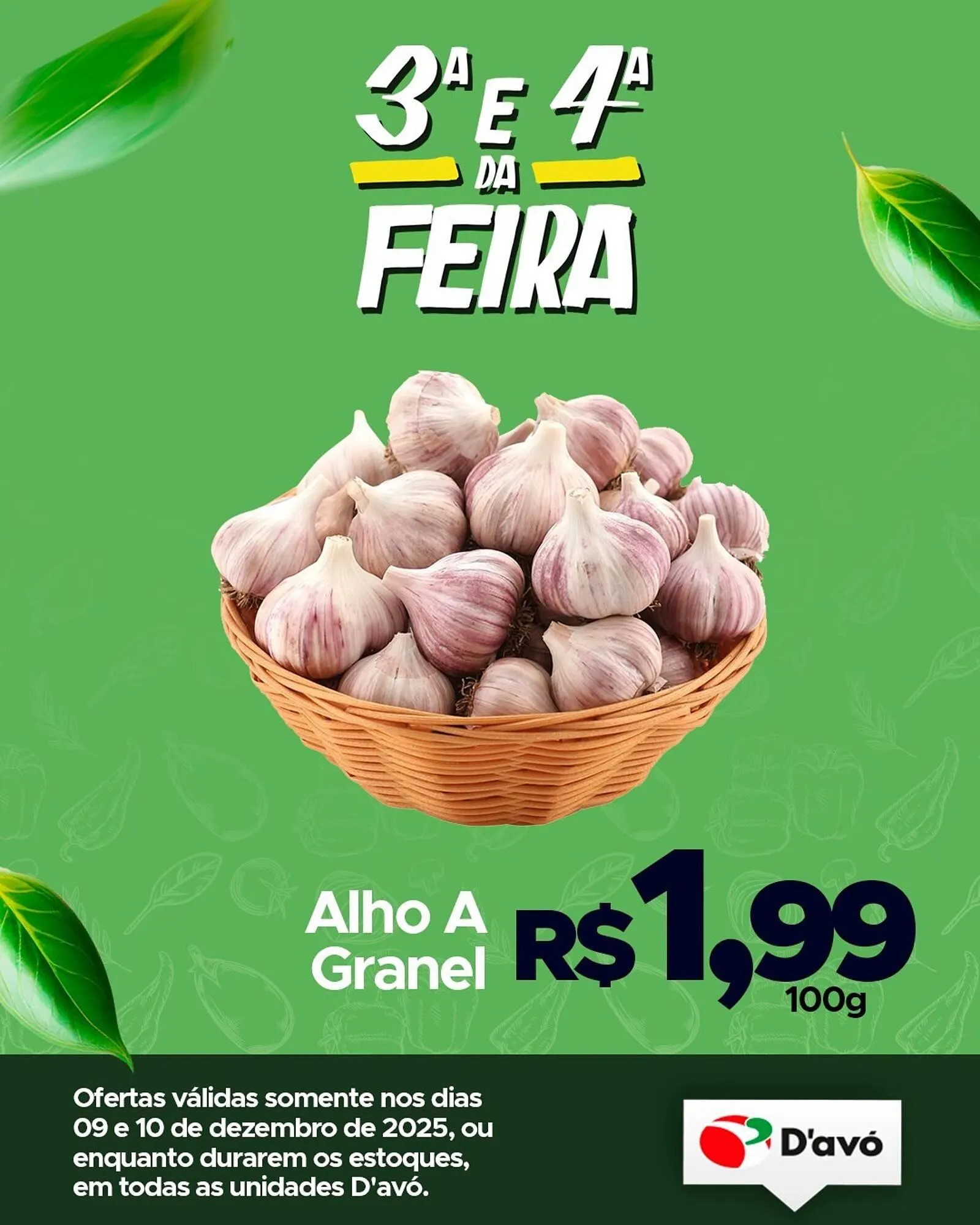 Encarte de Catálogo D'avó Supermercado 9 de dezembro até 10 de dezembro 2025 - Pagina 1