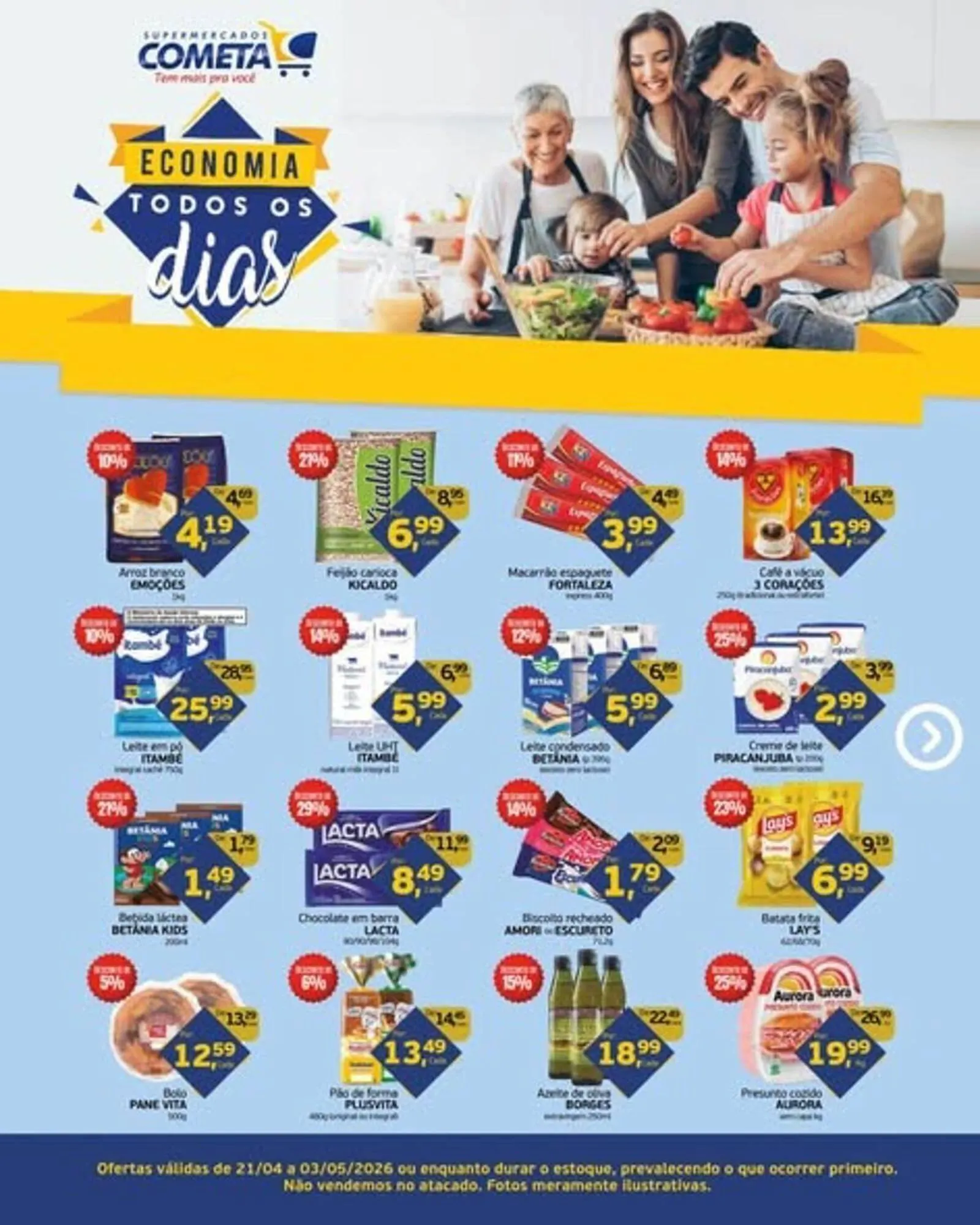 Encarte de Encarte Cometa Supermercados 24 de abril até 3 de maio 2026 - Pagina 1