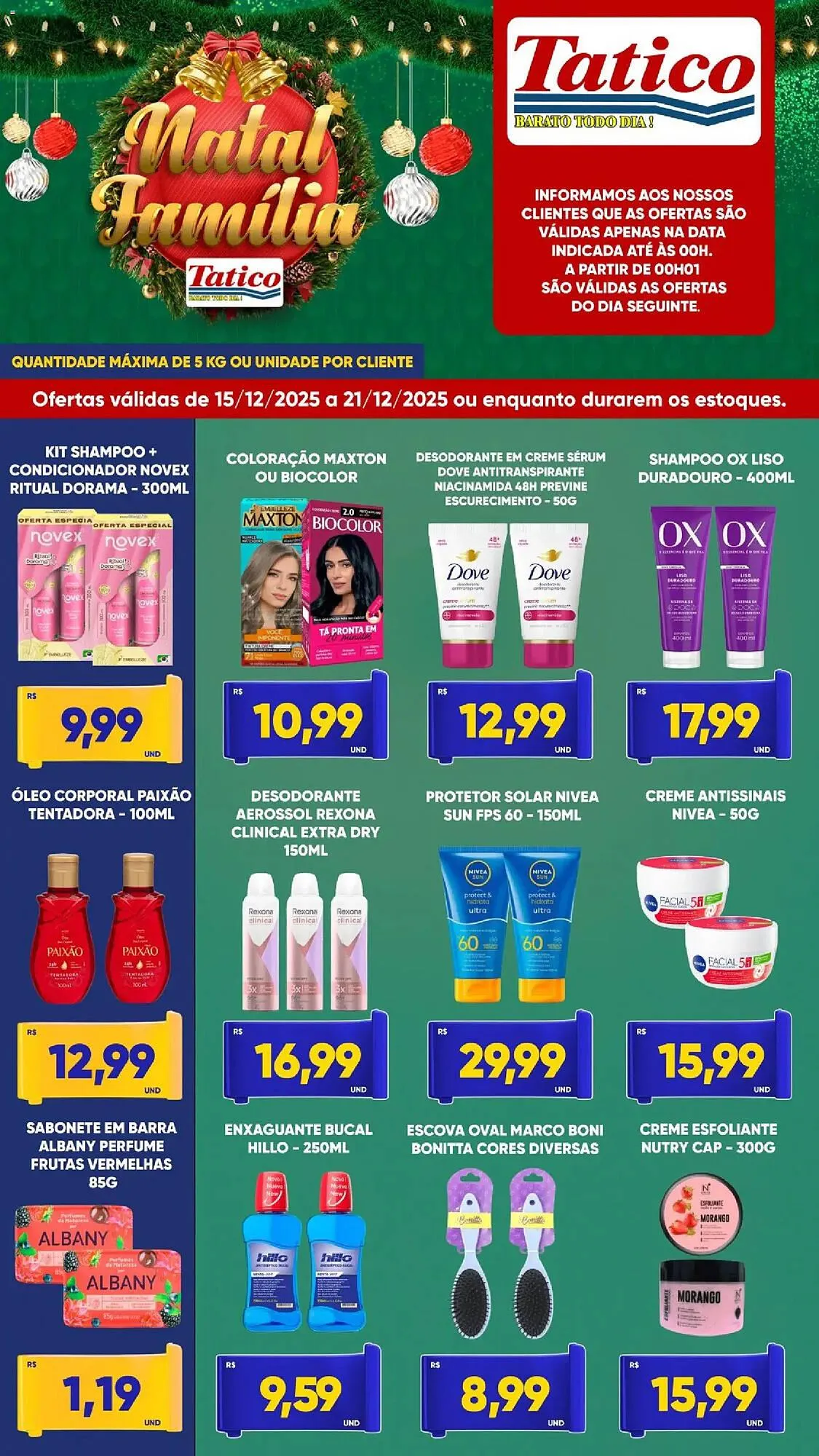 Encarte de Tabloide Tatico 15 de dezembro até 21 de dezembro 2025 - Pagina 3