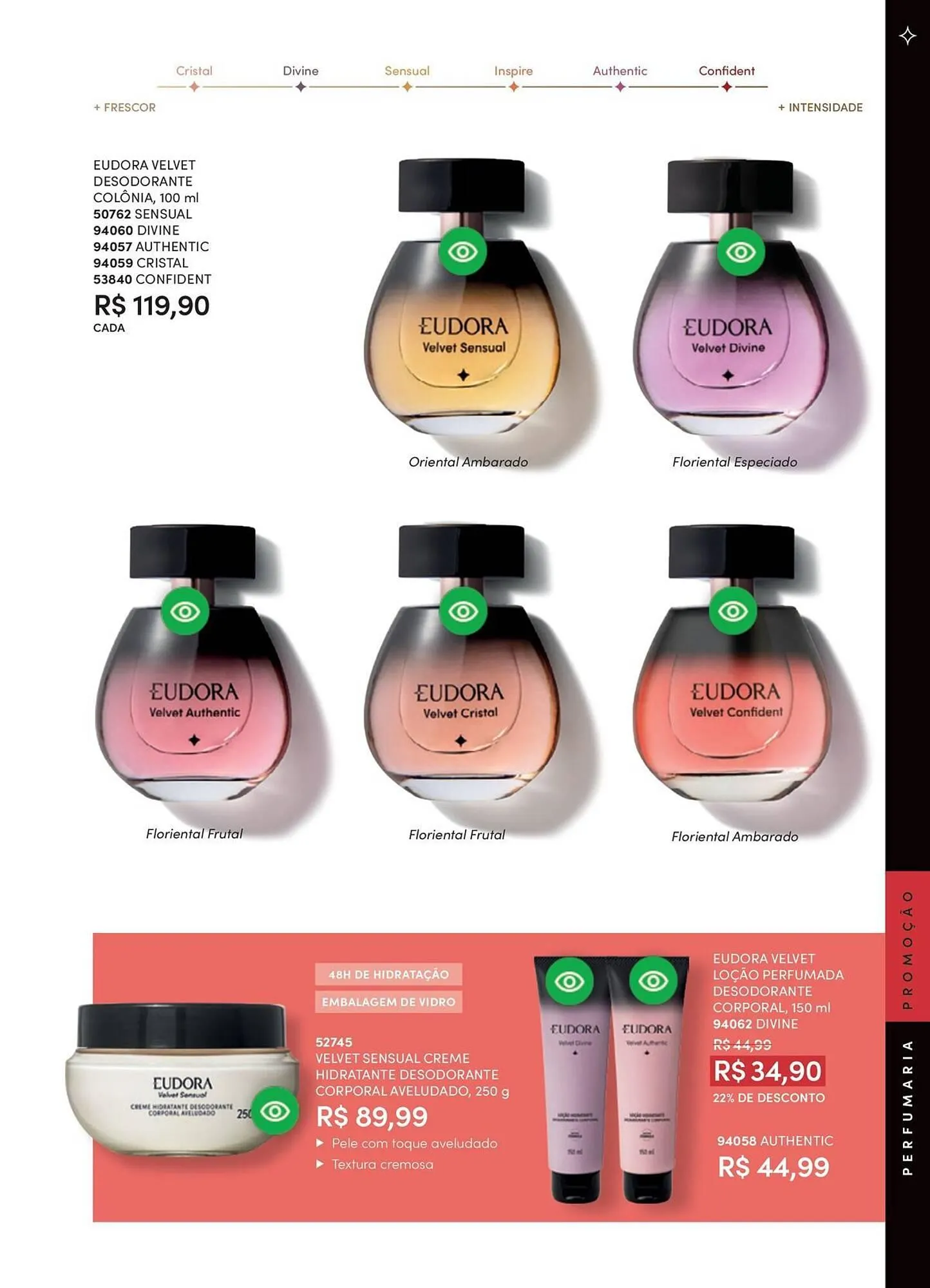 Encarte de Catálogo Eudora 8 de outubro até 8 de novembro 2025 - Pagina 51