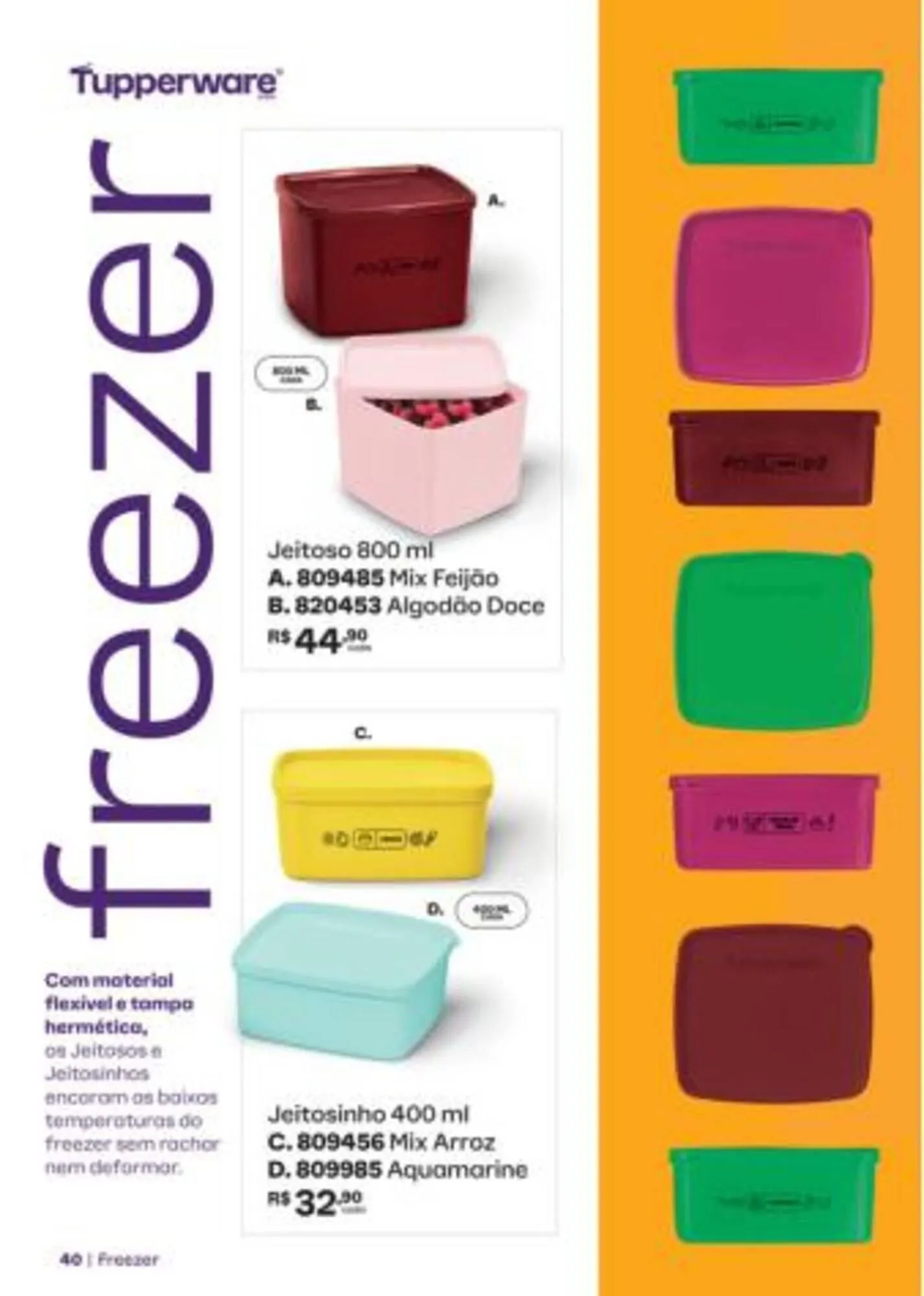 Encarte de Catálogo Tupperware 8 de maio até 30 de junho 2026 - Pagina 40