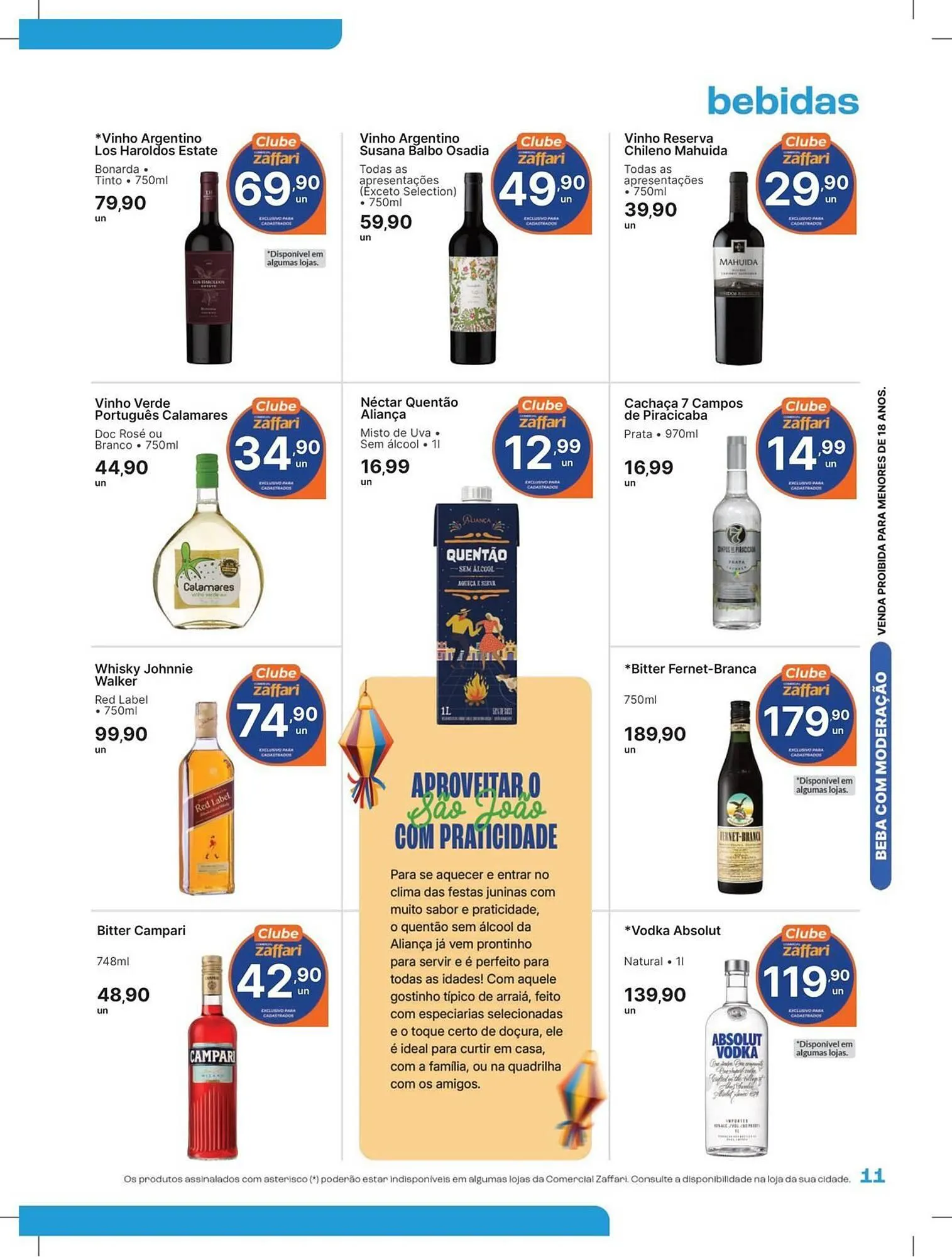 Encarte de Catálogo Comercial Zaffari 18 de junho até 29 de junho 2025 - Pagina 11