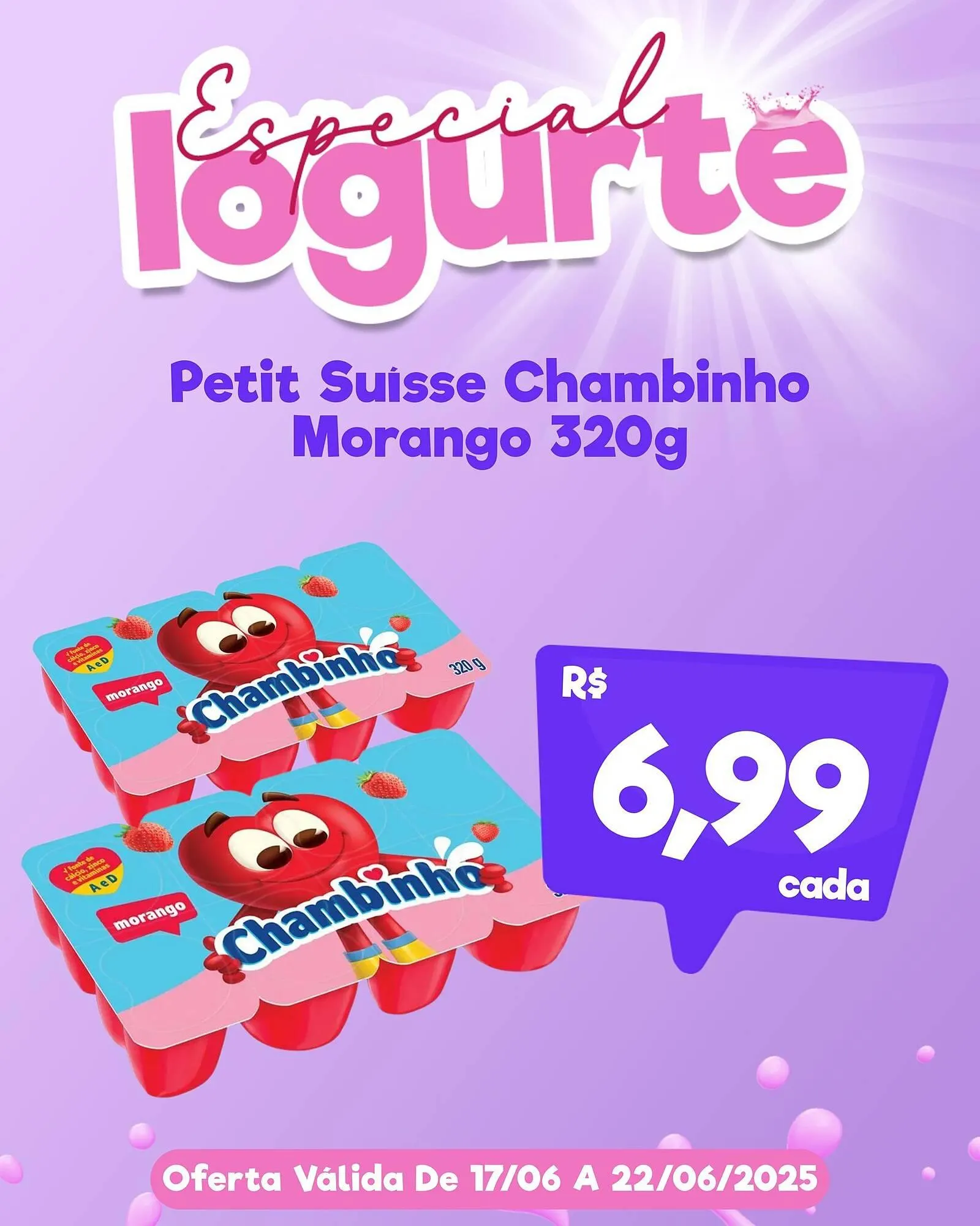 Encarte de Catálogo Chama Supermercados 17 de junho até 22 de junho 2025 - Pagina 2