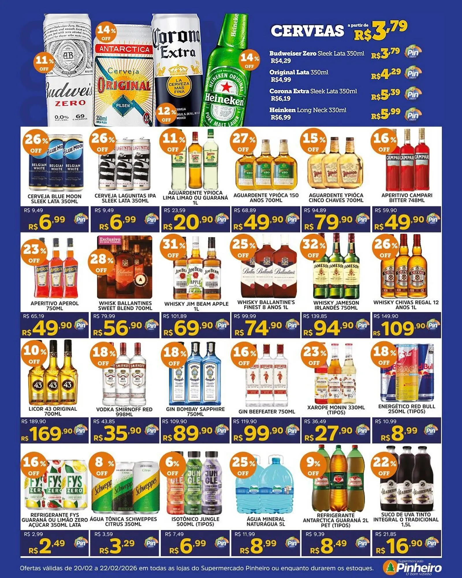 Encarte de Encarte Pinheiro Supermercado 20 de fevereiro até 22 de fevereiro 2026 - Pagina 3