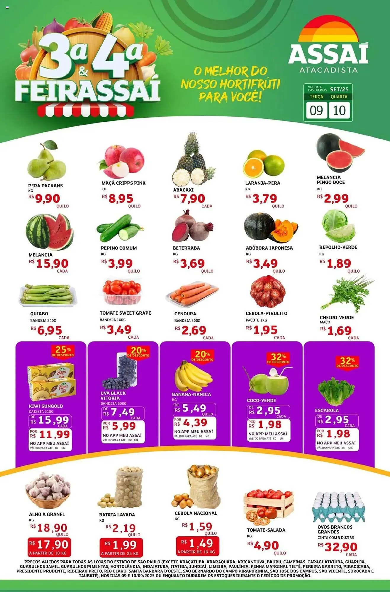 Encarte de Encarte Assaí Atacadista 9 de setembro até 10 de setembro 2025 - Pagina 1
