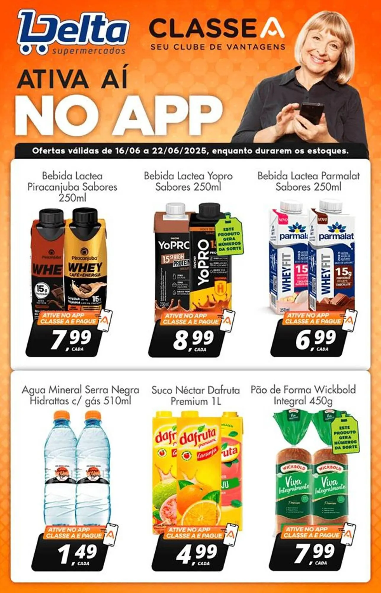 Encarte de Catálogo Delta Supermercados 16 de junho até 22 de junho 2025 - Pagina 1