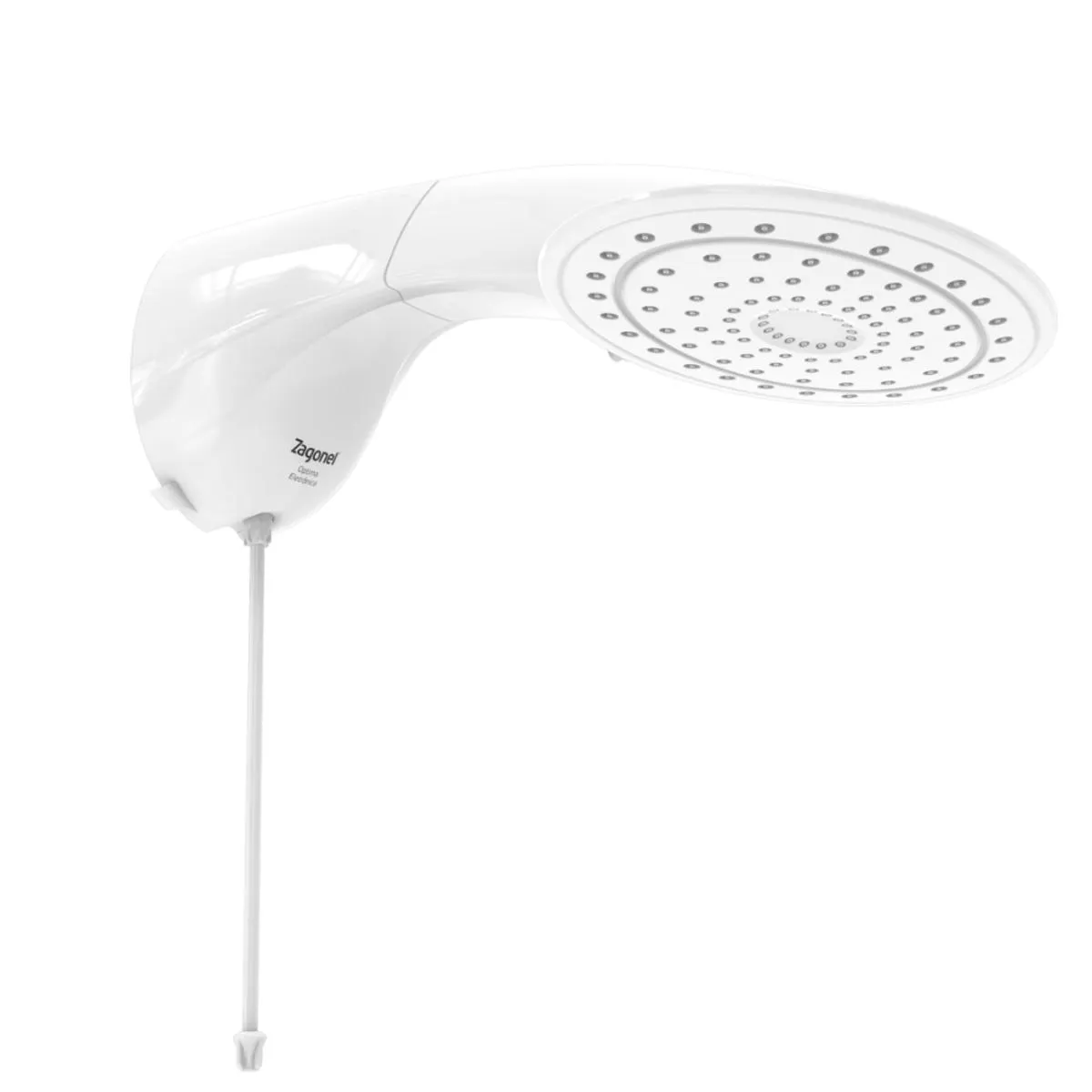 Chuveiro Elétrico Eletrônico Ducha Optima 220V 7700W Branco Zagonel
