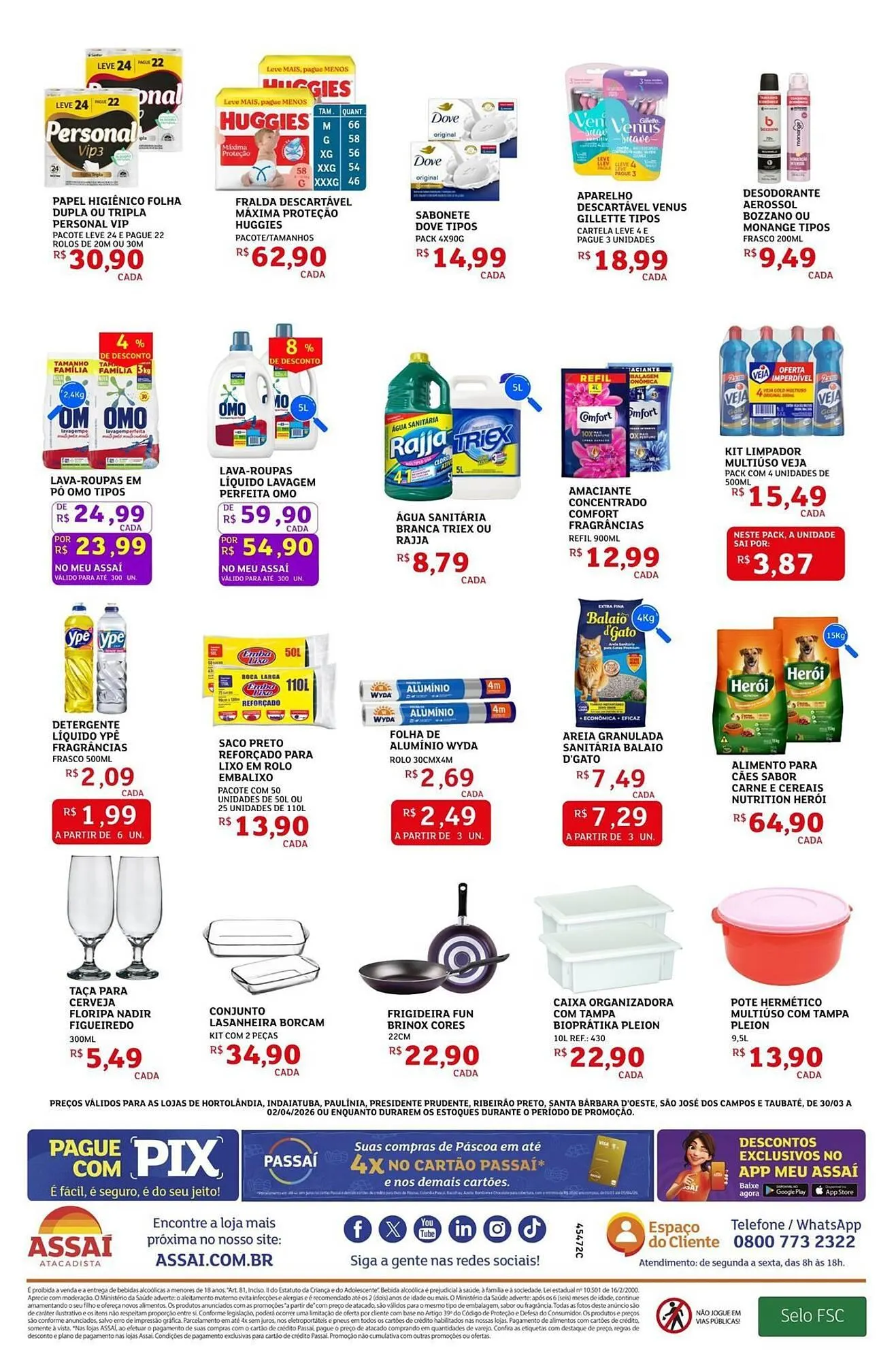 Encarte de Encarte Assaí Atacadista 30 de março até 2 de abril 2026 - Pagina 4