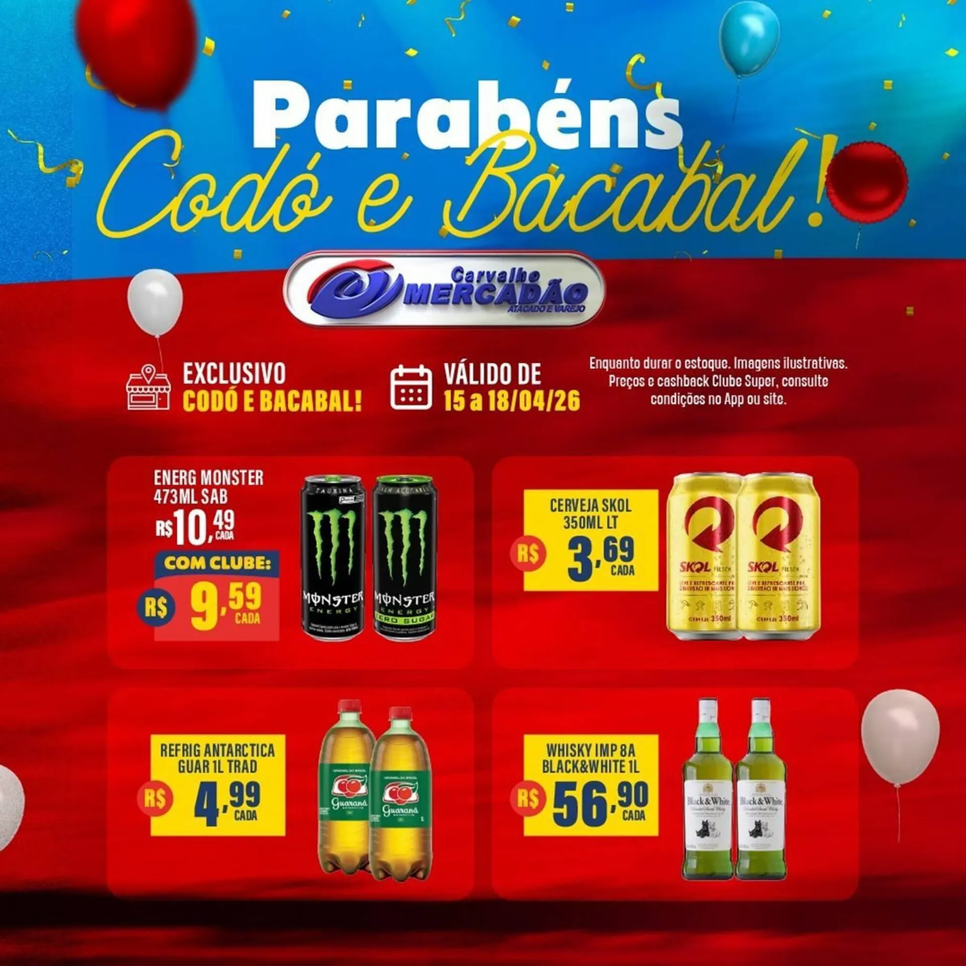 Encarte de Catálogo Carvalho Supermercado 15 de abril até 18 de abril 2026 - Pagina 5