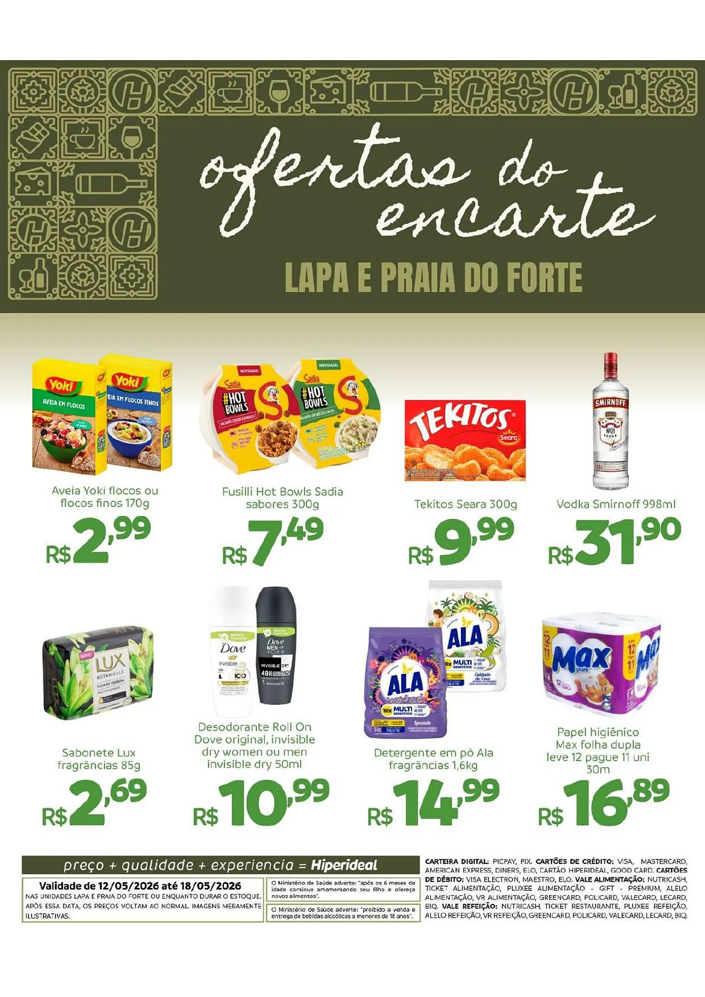 Encarte de Catálogo Hiperideal Supermercados 12 de maio até 18 de maio 2026 - Pagina 2