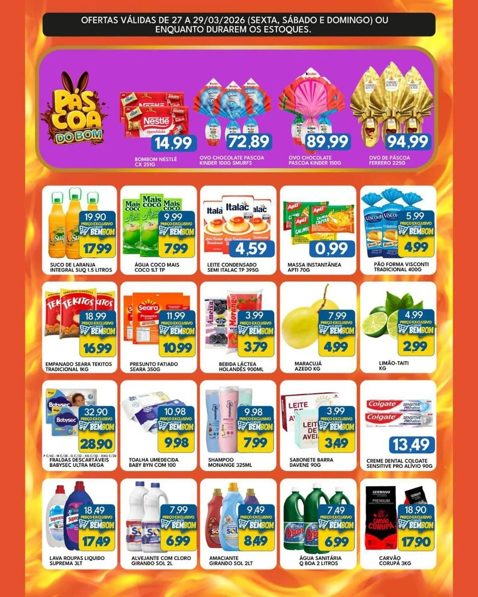 Encarte de Catálogo Rancho Bom Supermercados 27 de março até 29 de março 2026 - Pagina 2